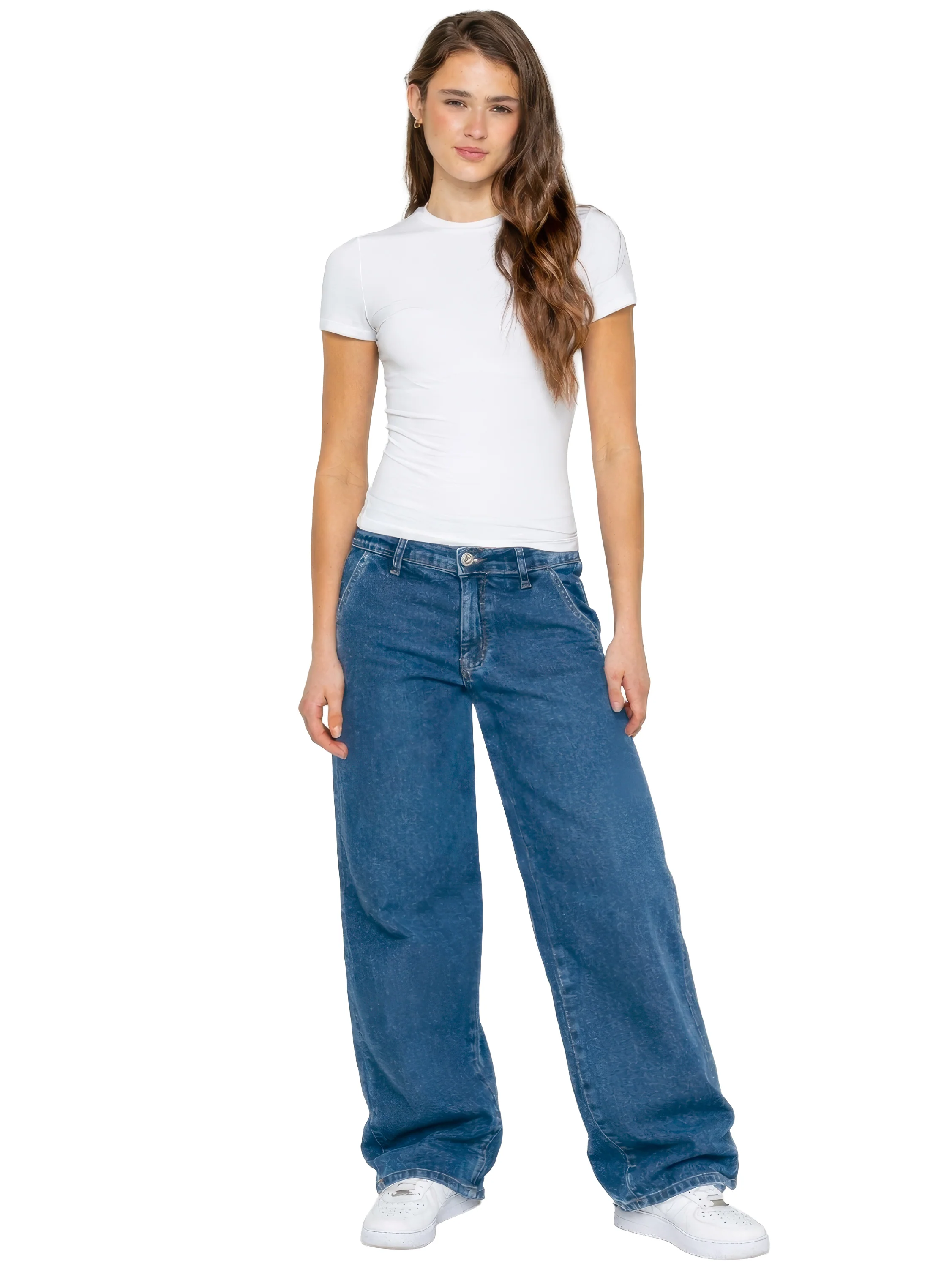 Enzo | Womens Baggy Jeans - Image 2