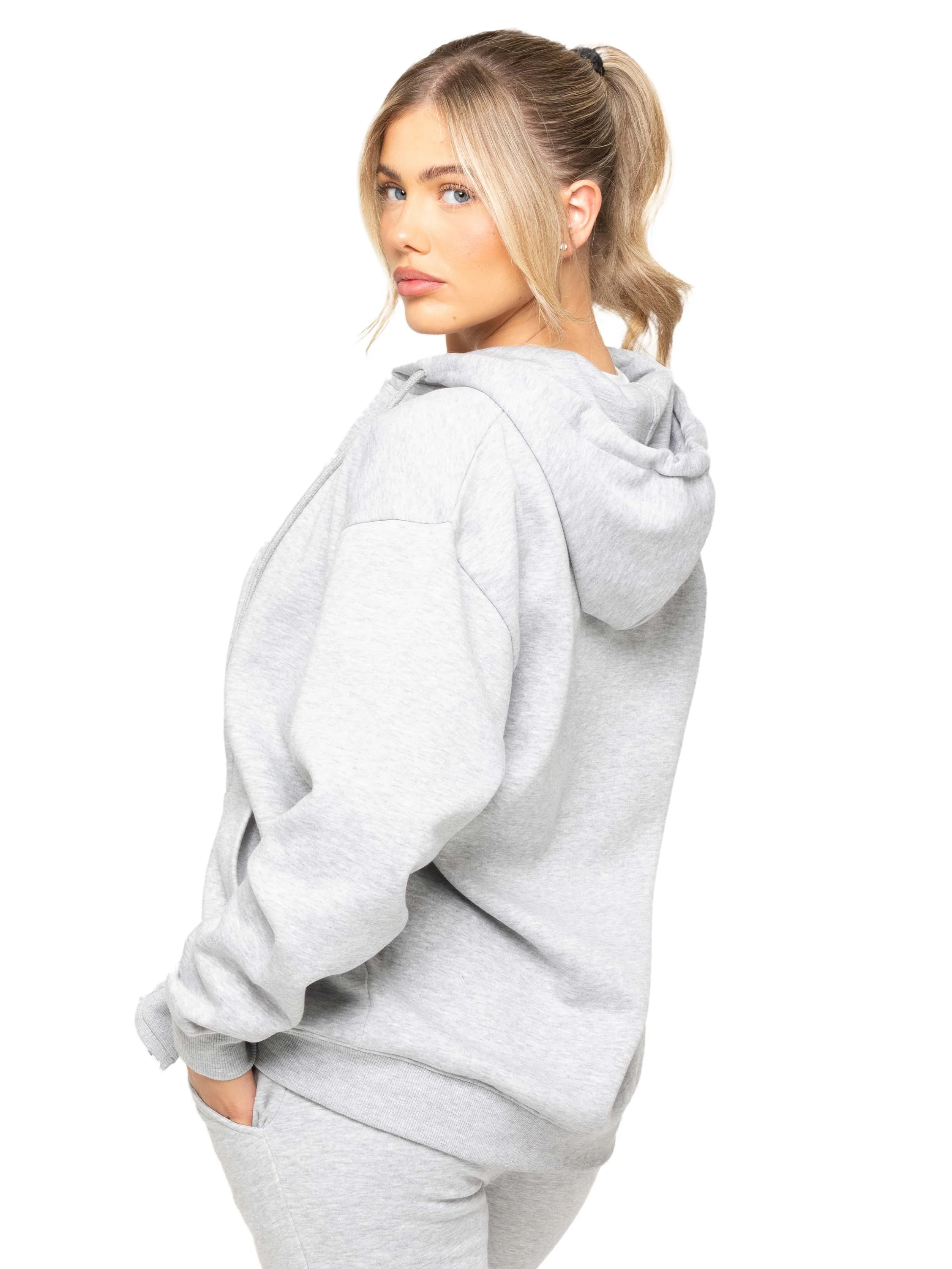 Enzo | Womens Oversized Zipped Hoodie - Image 12