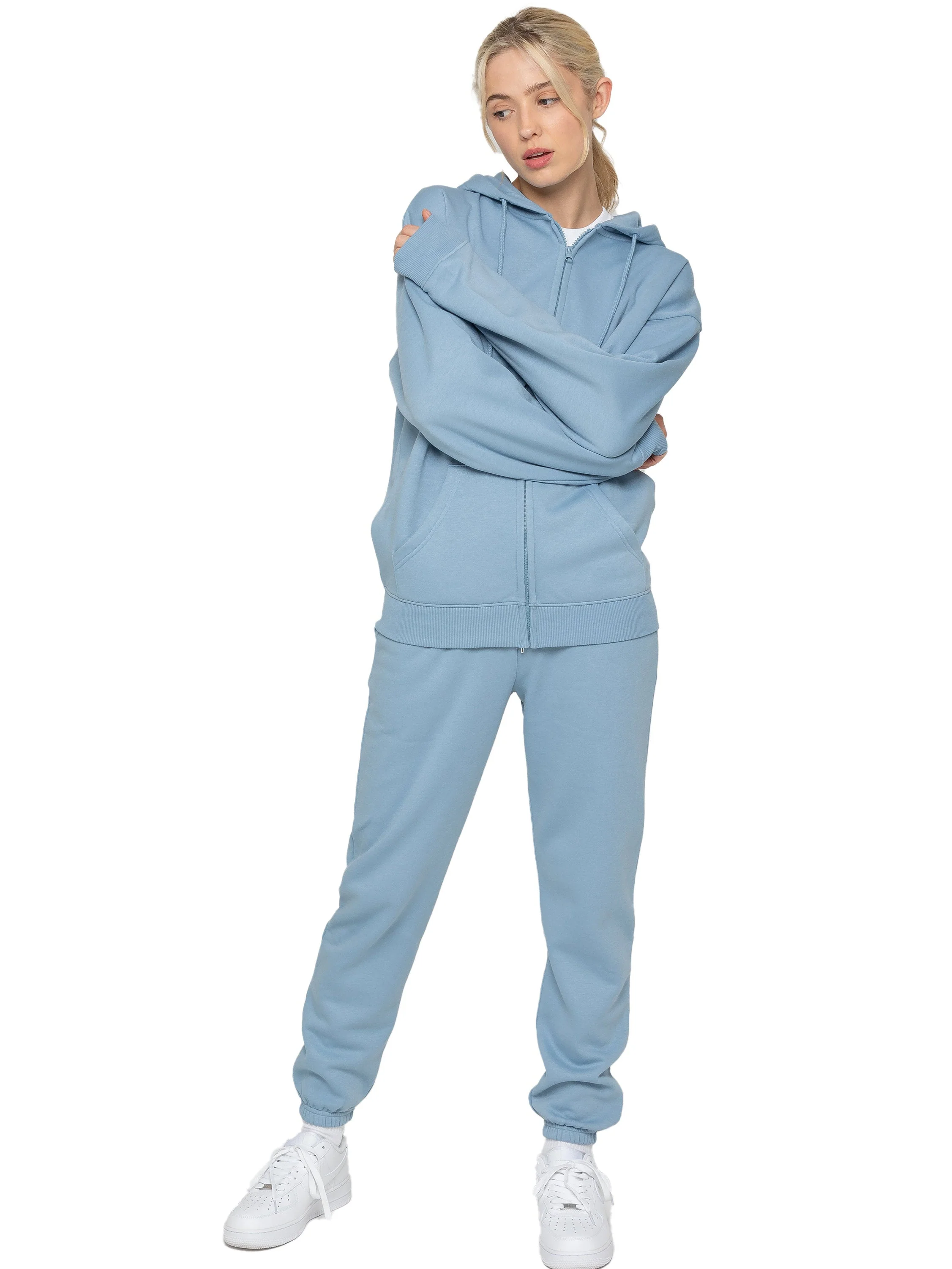 Enzo | Womens Oversized Zipped Hoodie - Image 4