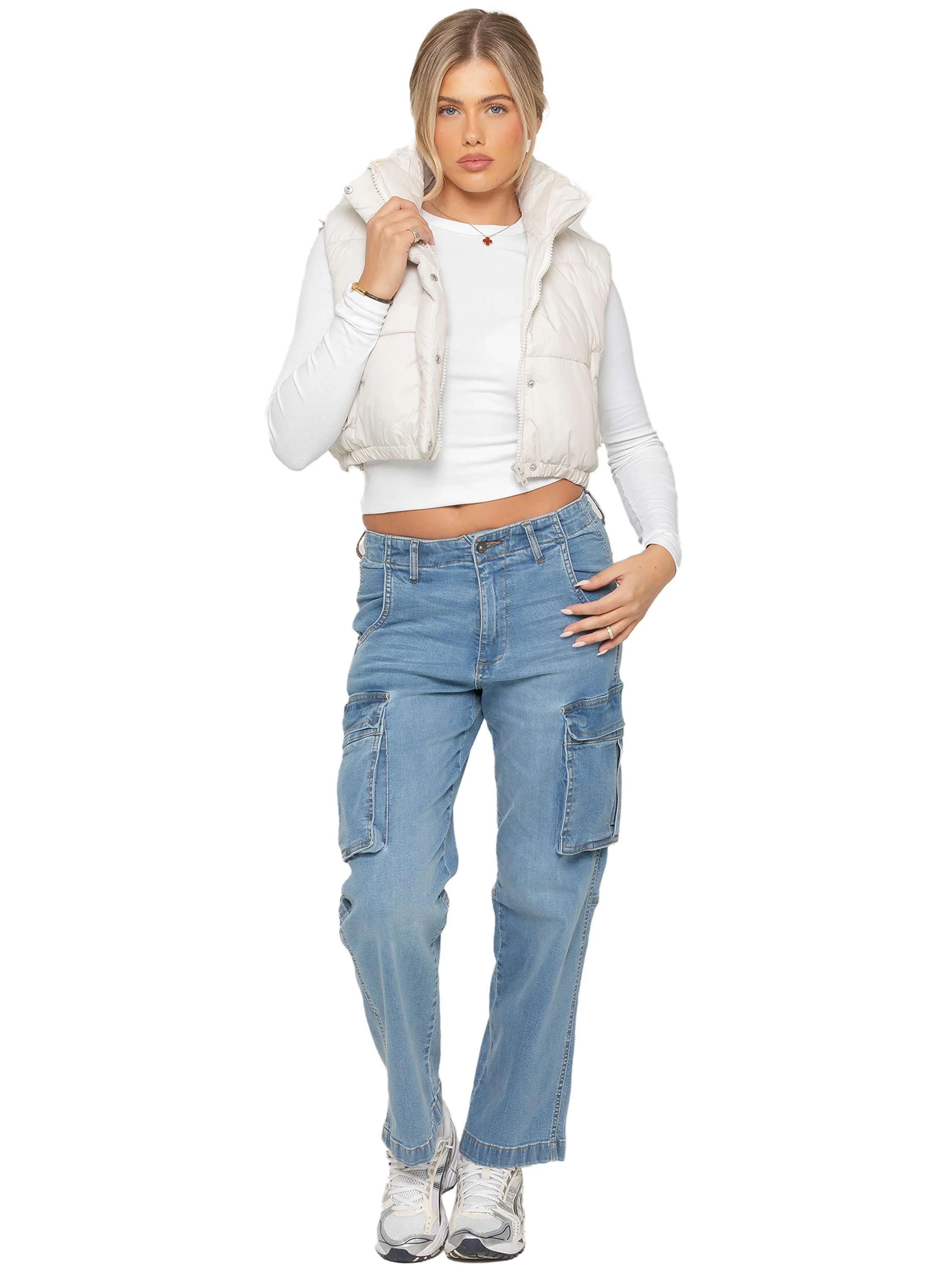 Enzo | Womens Puffer Gilet Jacket - Image 5
