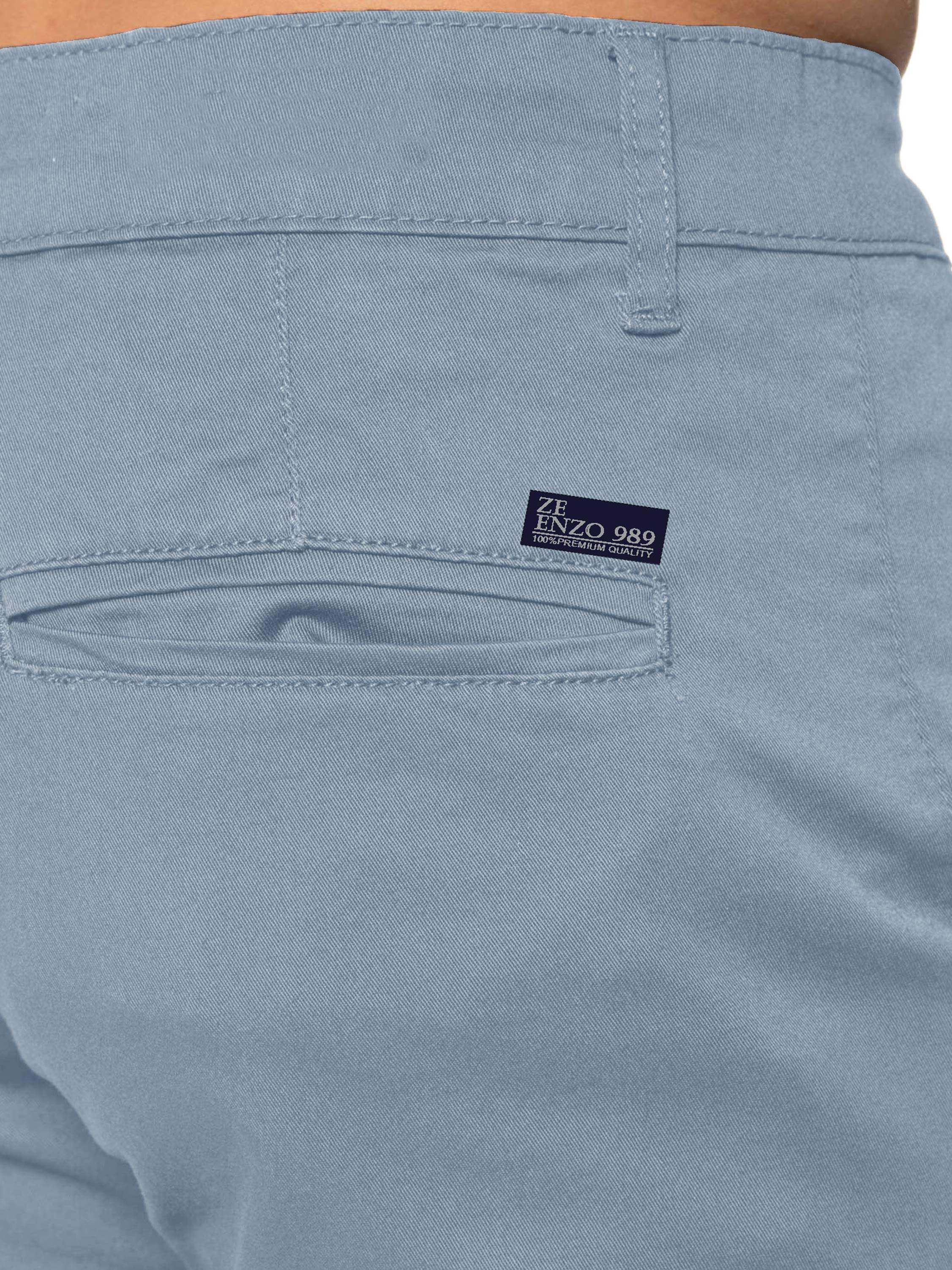 Enzo | Mens Slim Fit Chino Shorts - Image 3