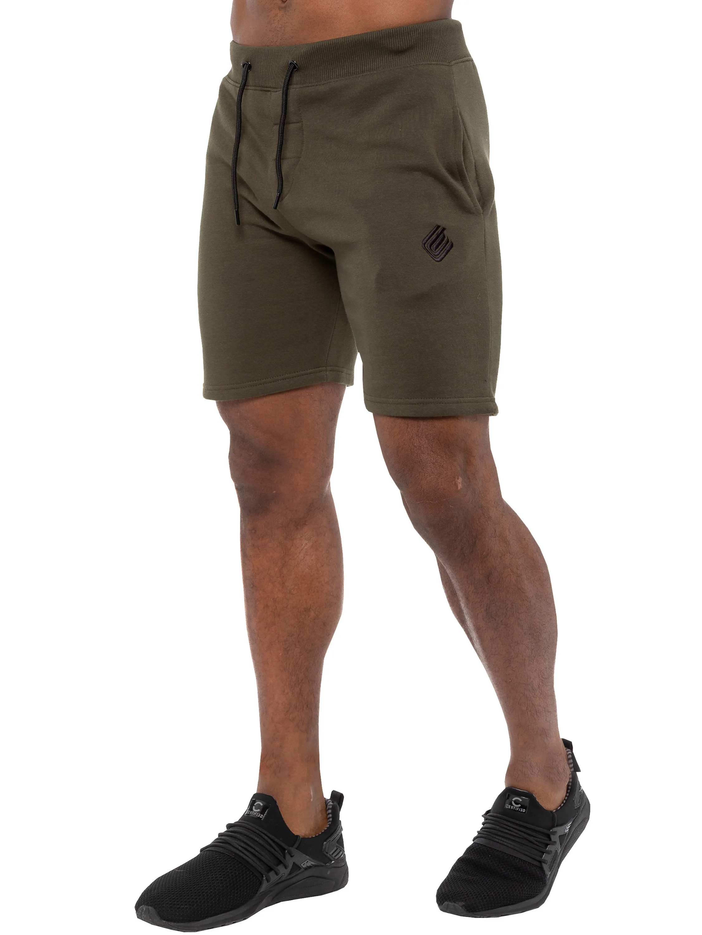 Mens Fleece Gym Shorts | Enzo Designer Menswear 2 Pack - Image 12