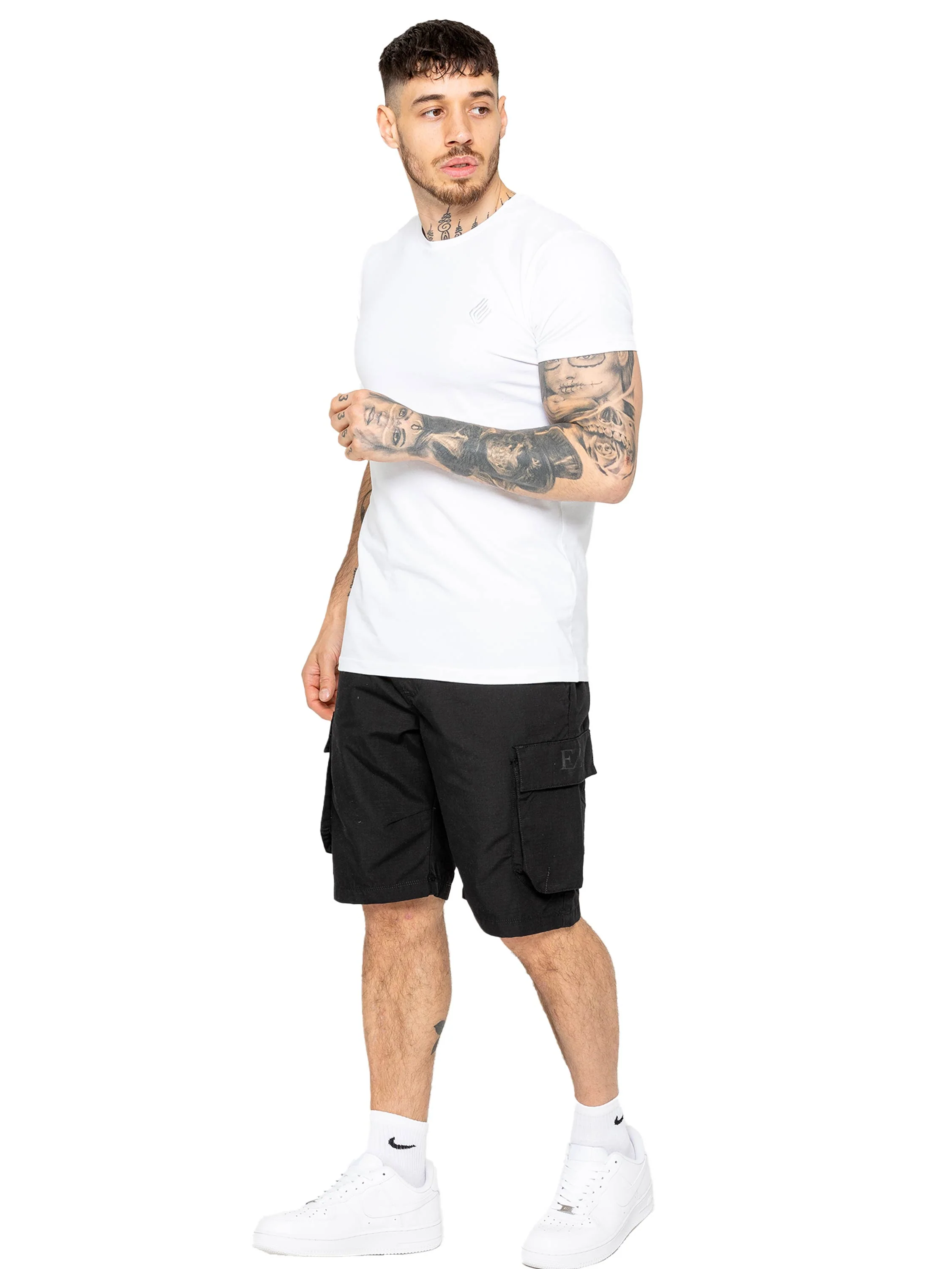 Enzo | Mens Tech Cargo Shorts - Image 19