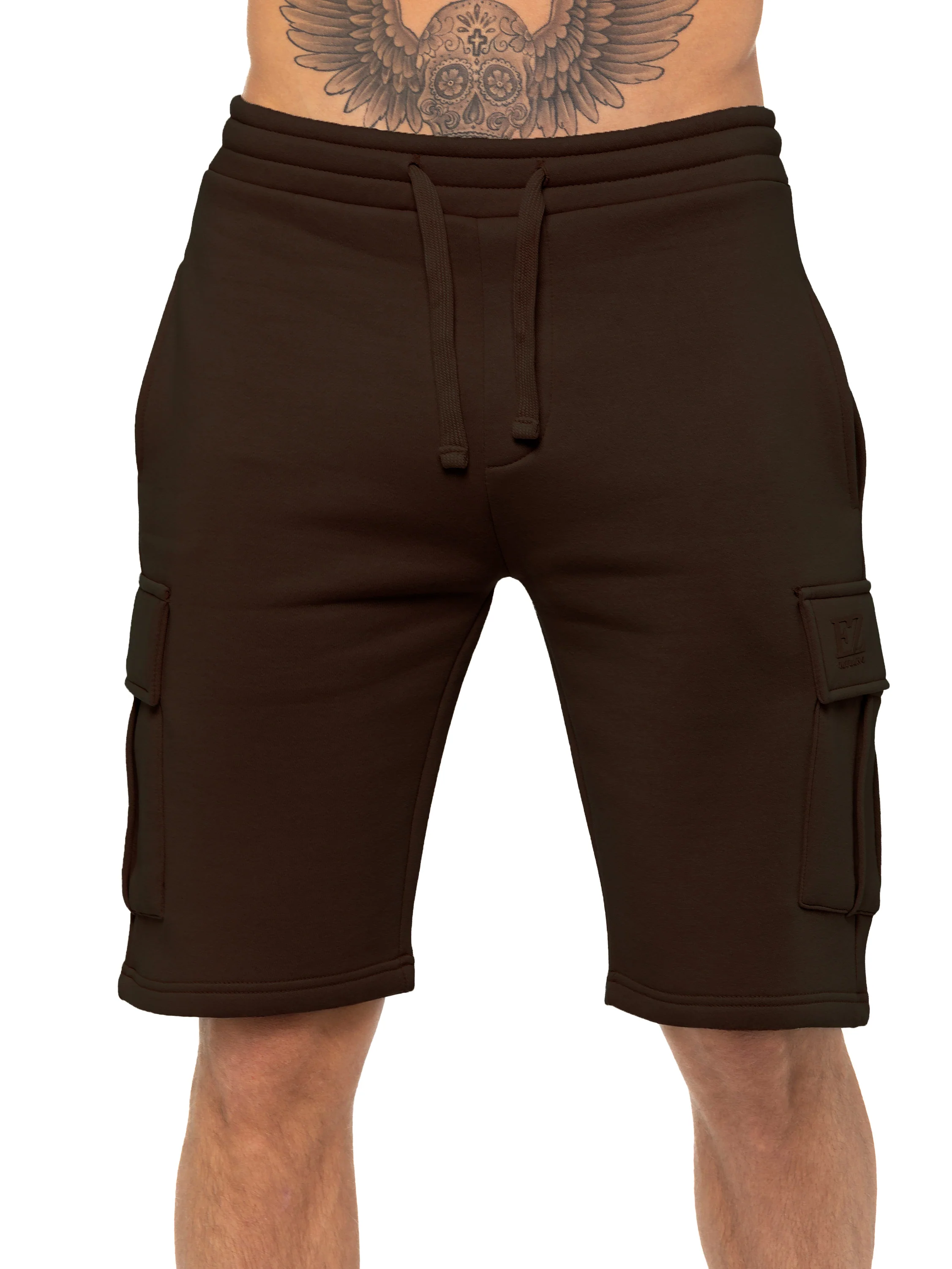 Enzo | Mens Cargo Fleece Shorts - Image 19