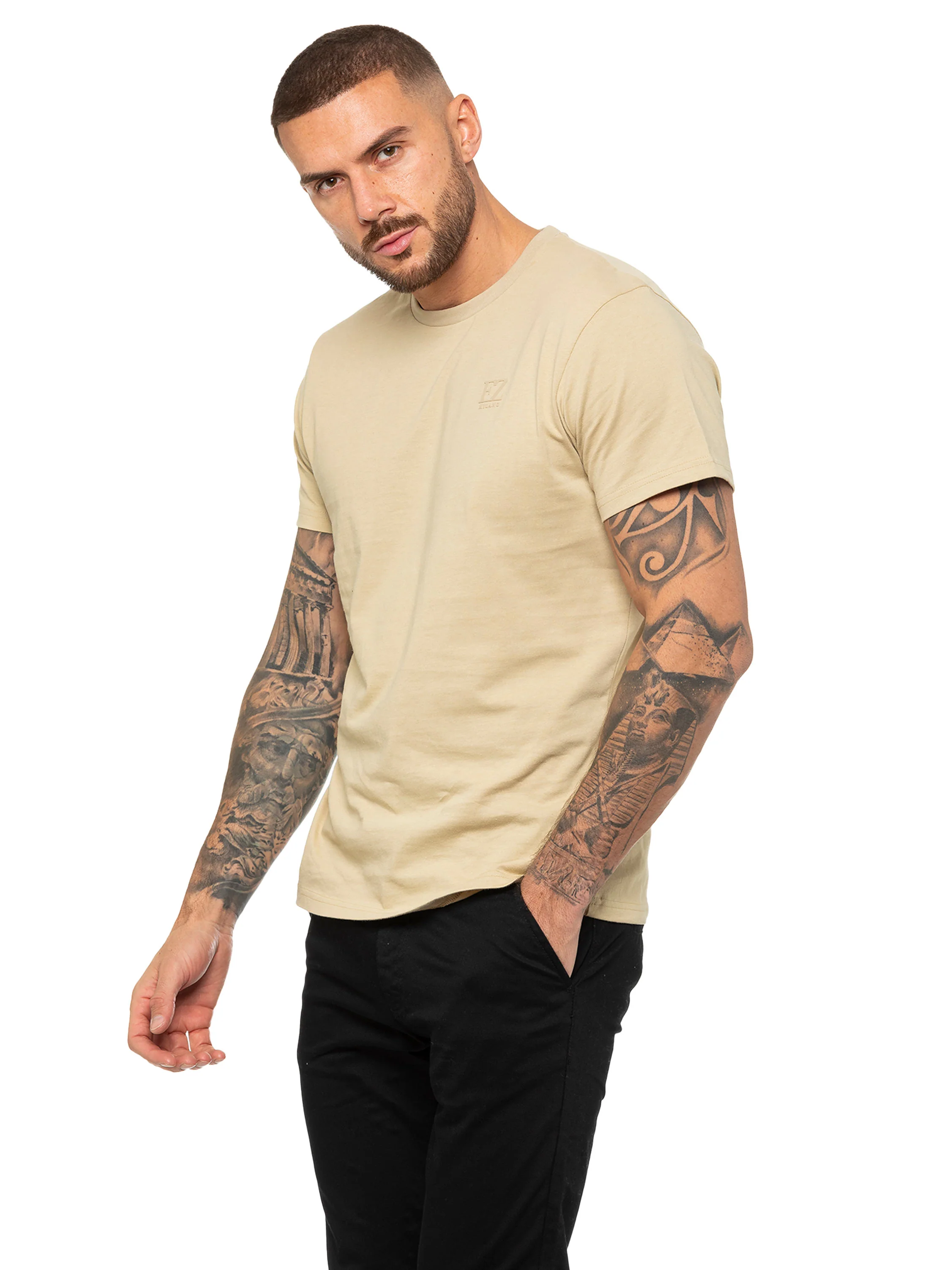 Enzo | Mens Crew Neck T-Shirt - Image 3