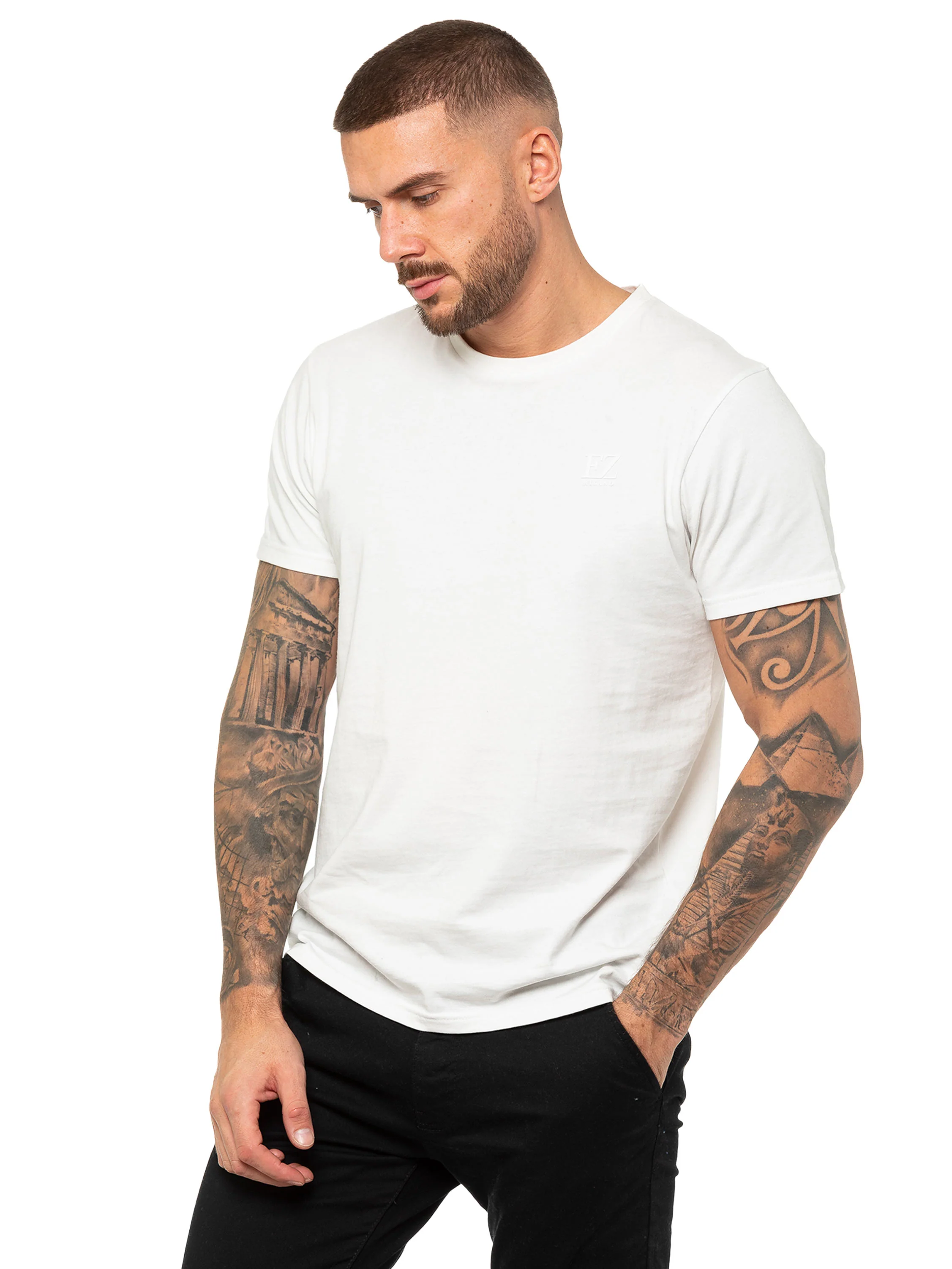 Enzo | Mens Crew Neck T-Shirt - Image 9