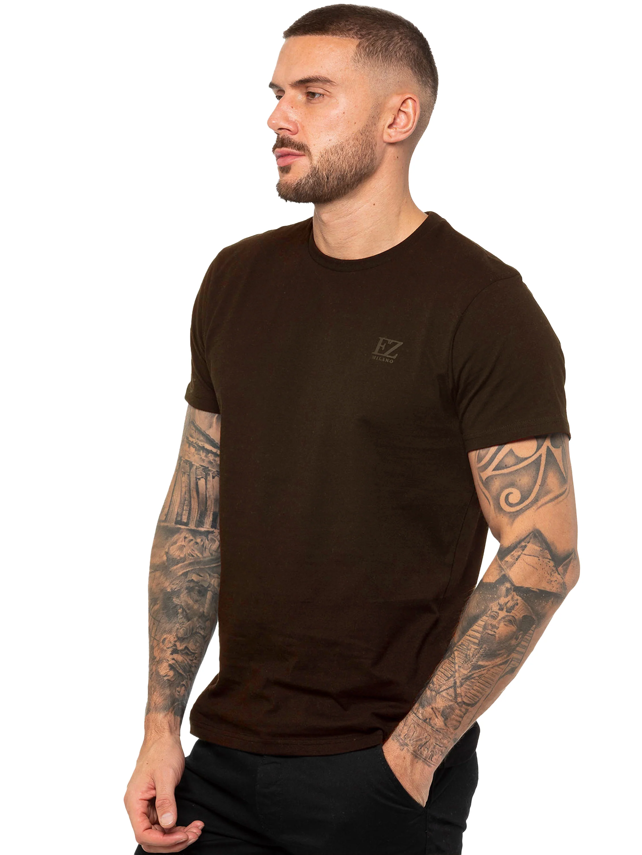 Enzo | Mens Crew Neck T-Shirt - Image 8