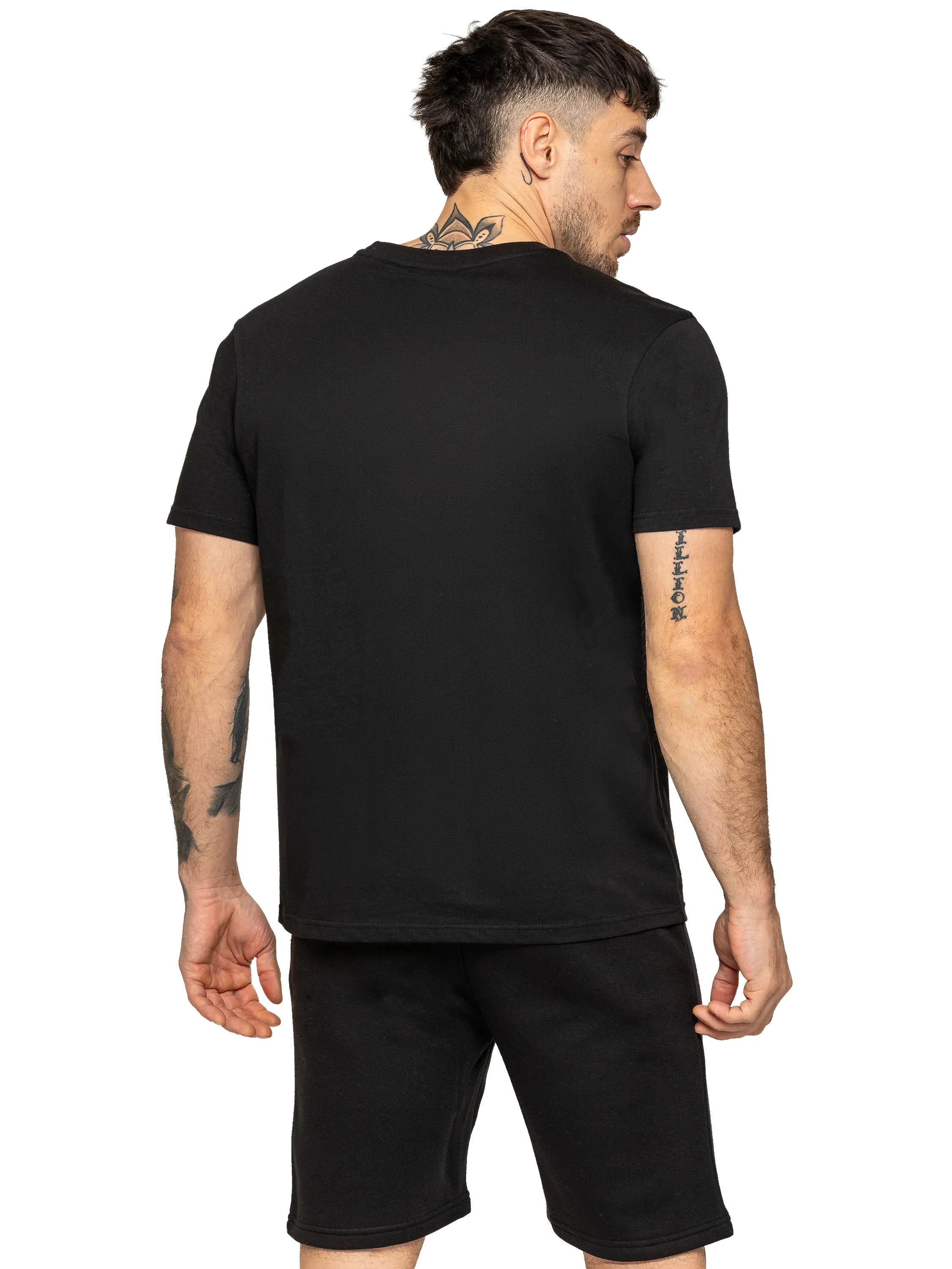 Enzo Milano | Mens Emblem T-Shirt & Shorts Set - Image 5