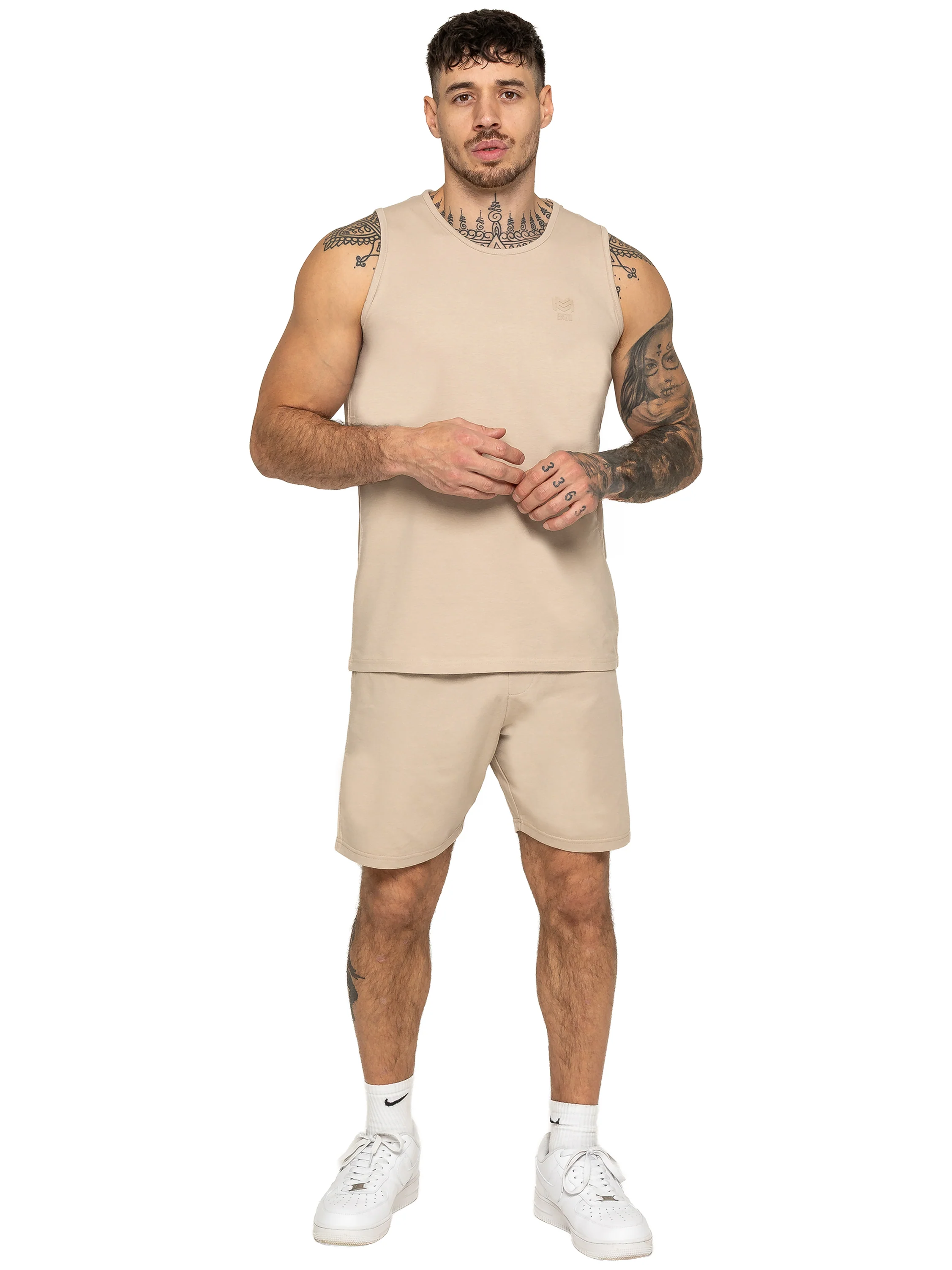 Enzo Milano | Mens Gym Shorts & Vest Set - Image 6