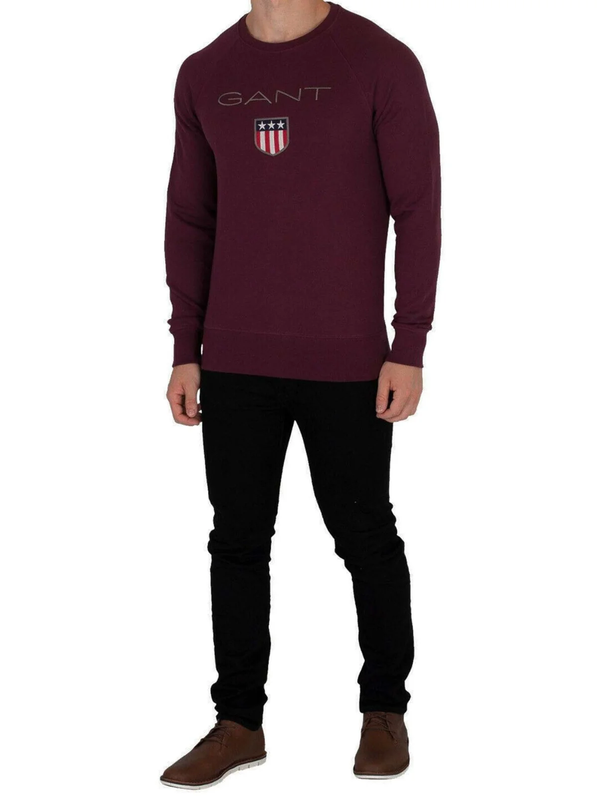 Gant | Mens Printed Pullover Shield Sweatshirt - Image 8