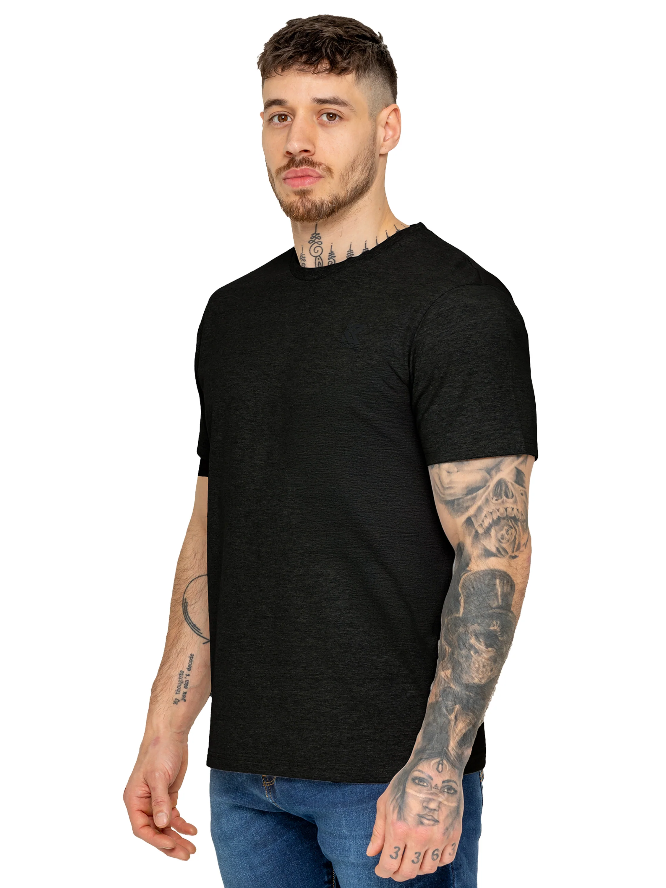 Kruze | Mens Crew Neck T-Shirt 5 Pack - Image 5