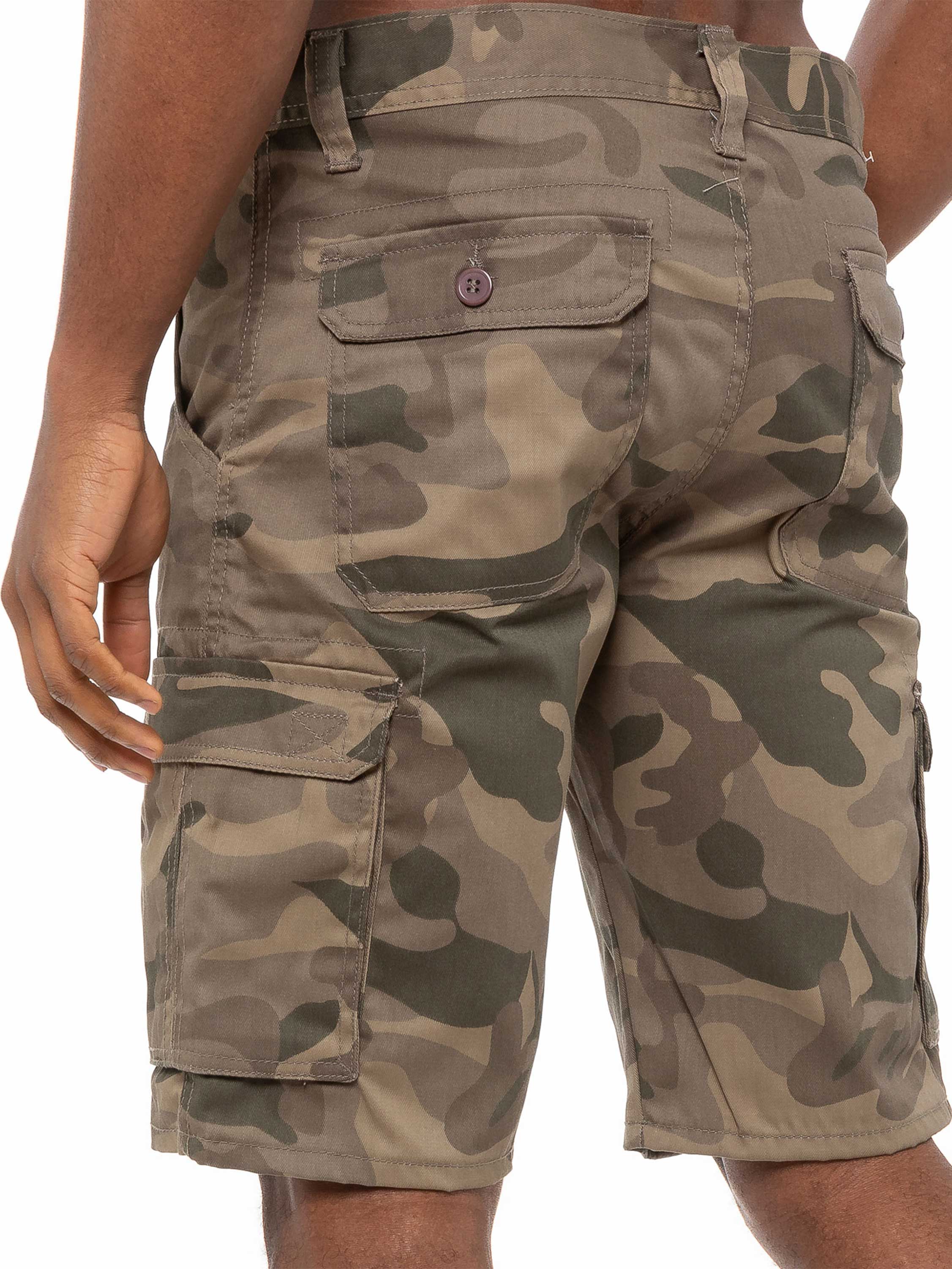 Kruze | Mens Cargo Camo Shorts - Image 12