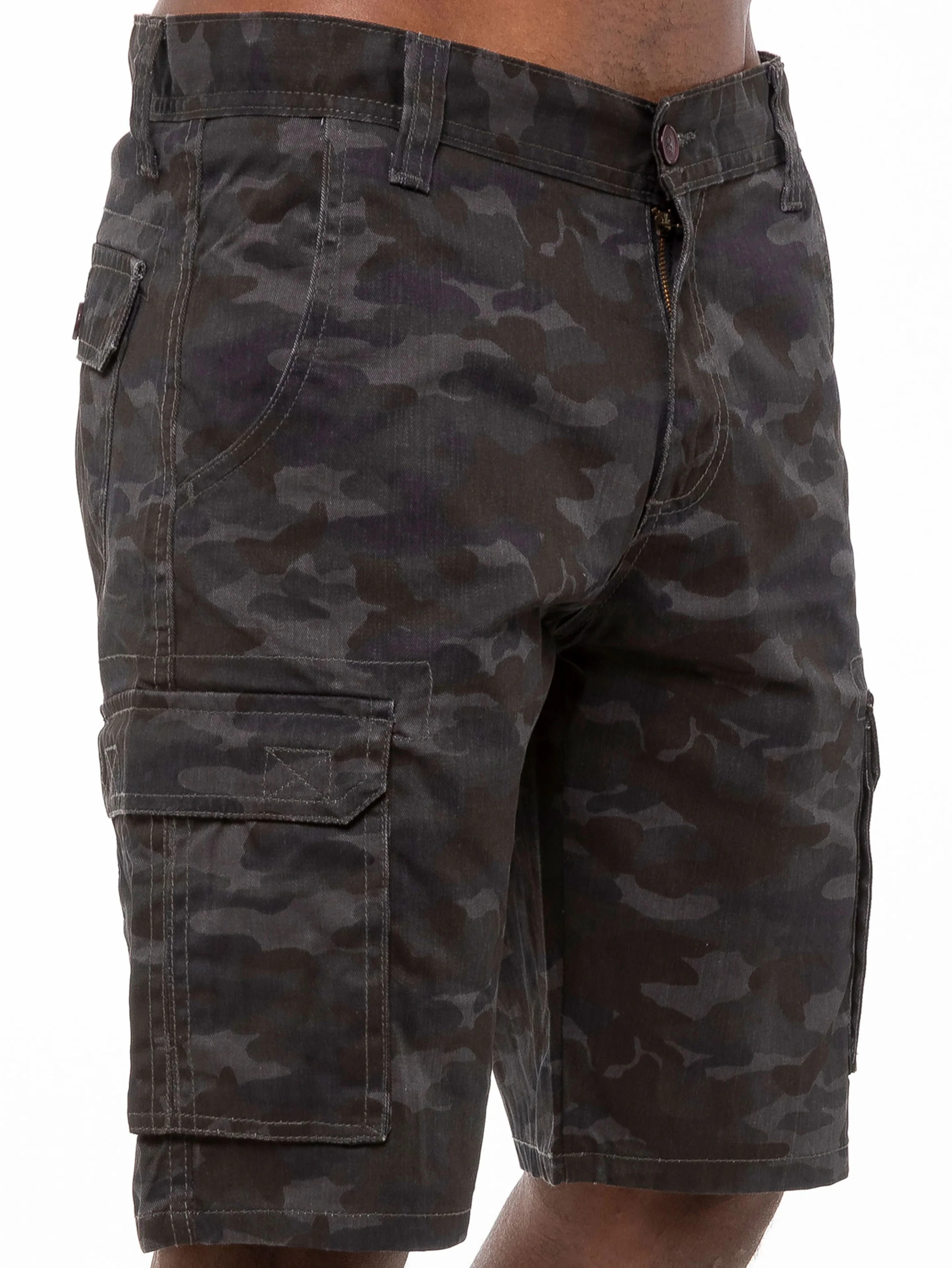Kruze | Mens Cargo Camo Shorts - Image 28