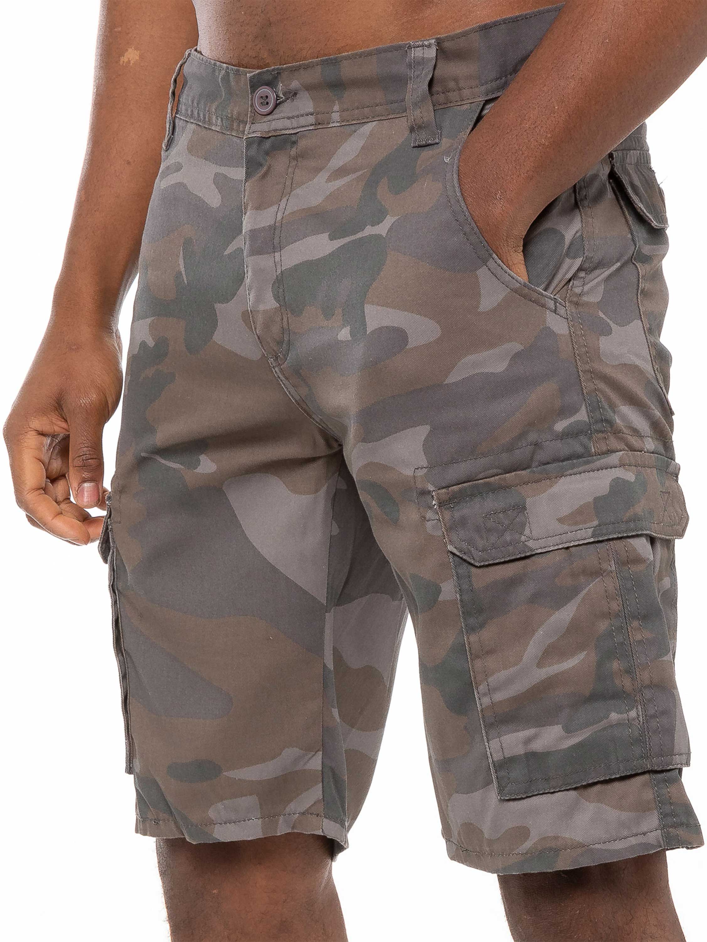 Kruze | Mens Cargo Camo Shorts - Image 5