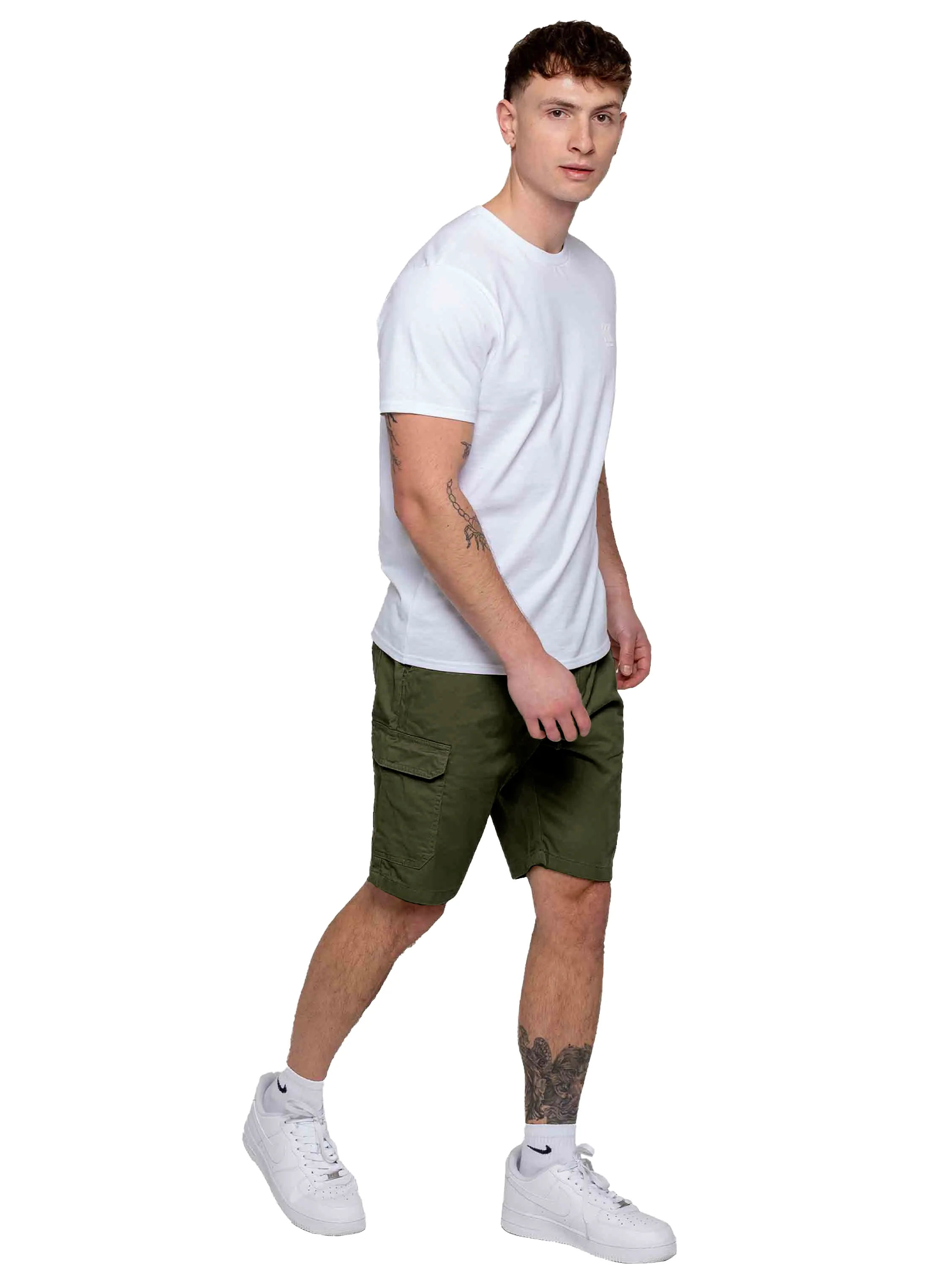 Kruze | Mens Cargo Chino Shorts - Image 28