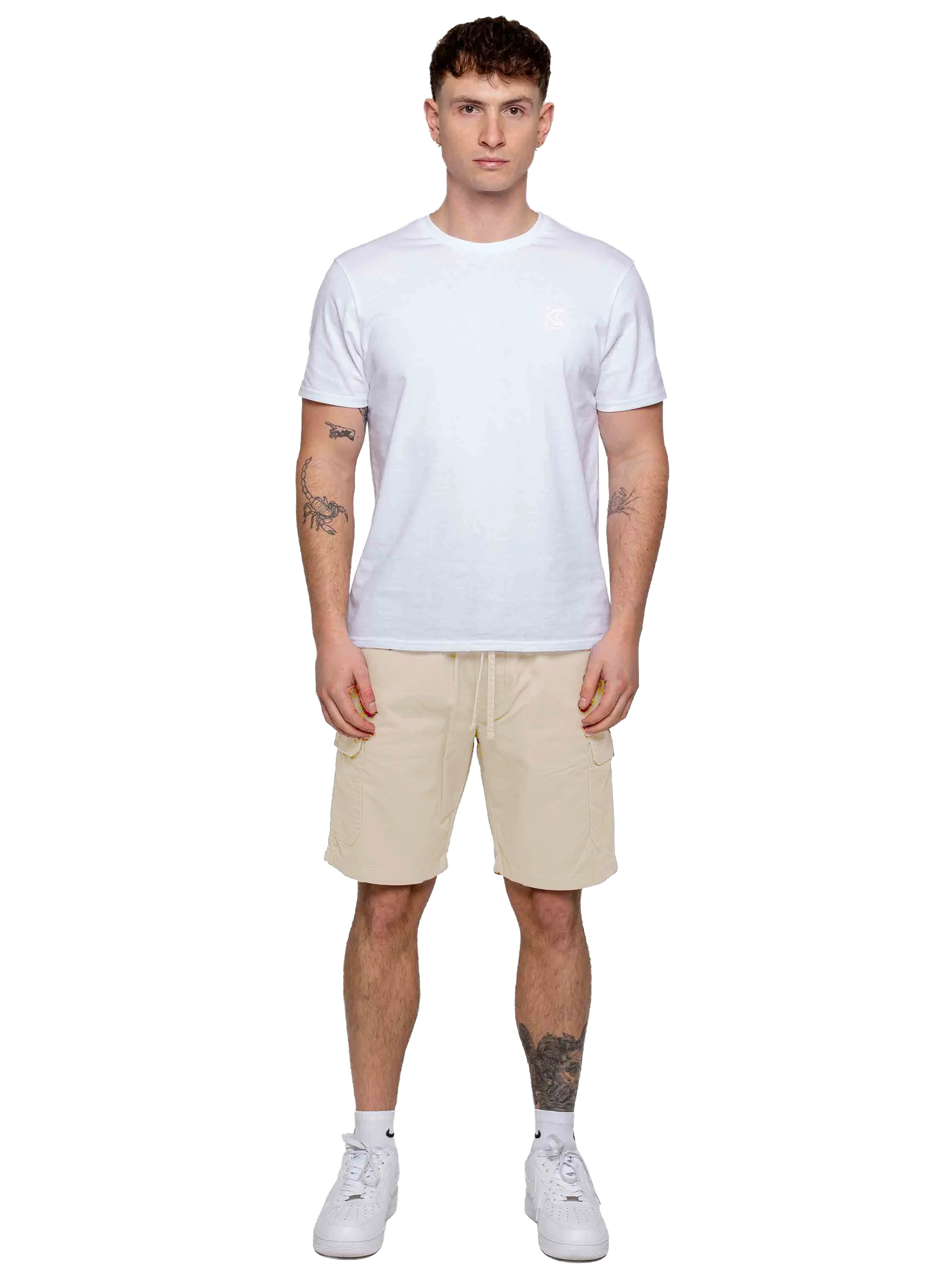 Kruze | Mens Cargo Chino Shorts - Image 33