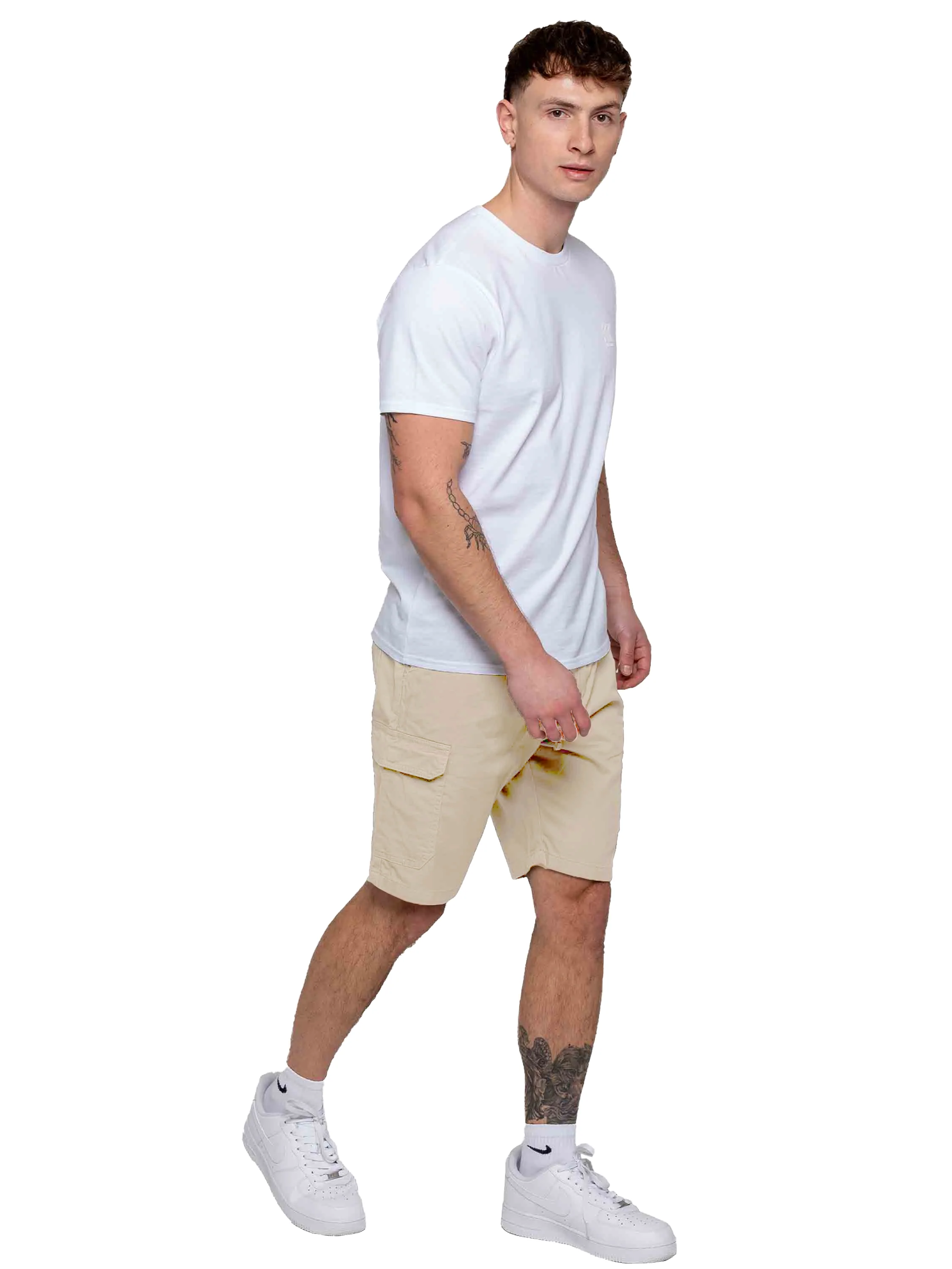 Kruze | Mens Cargo Chino Shorts - Image 34