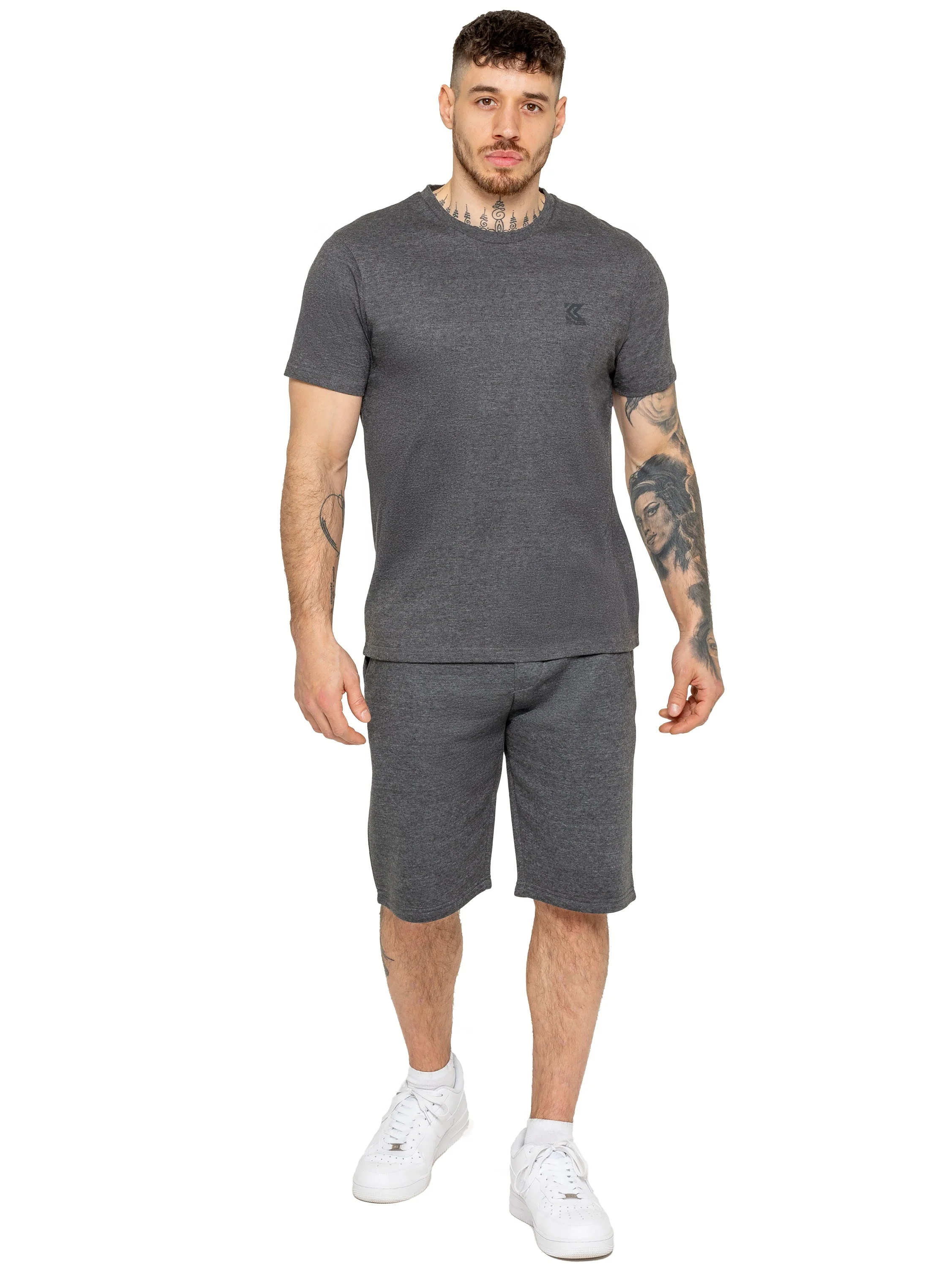 Kruze | Mens 2 Pack Fleece Shorts - Image 5