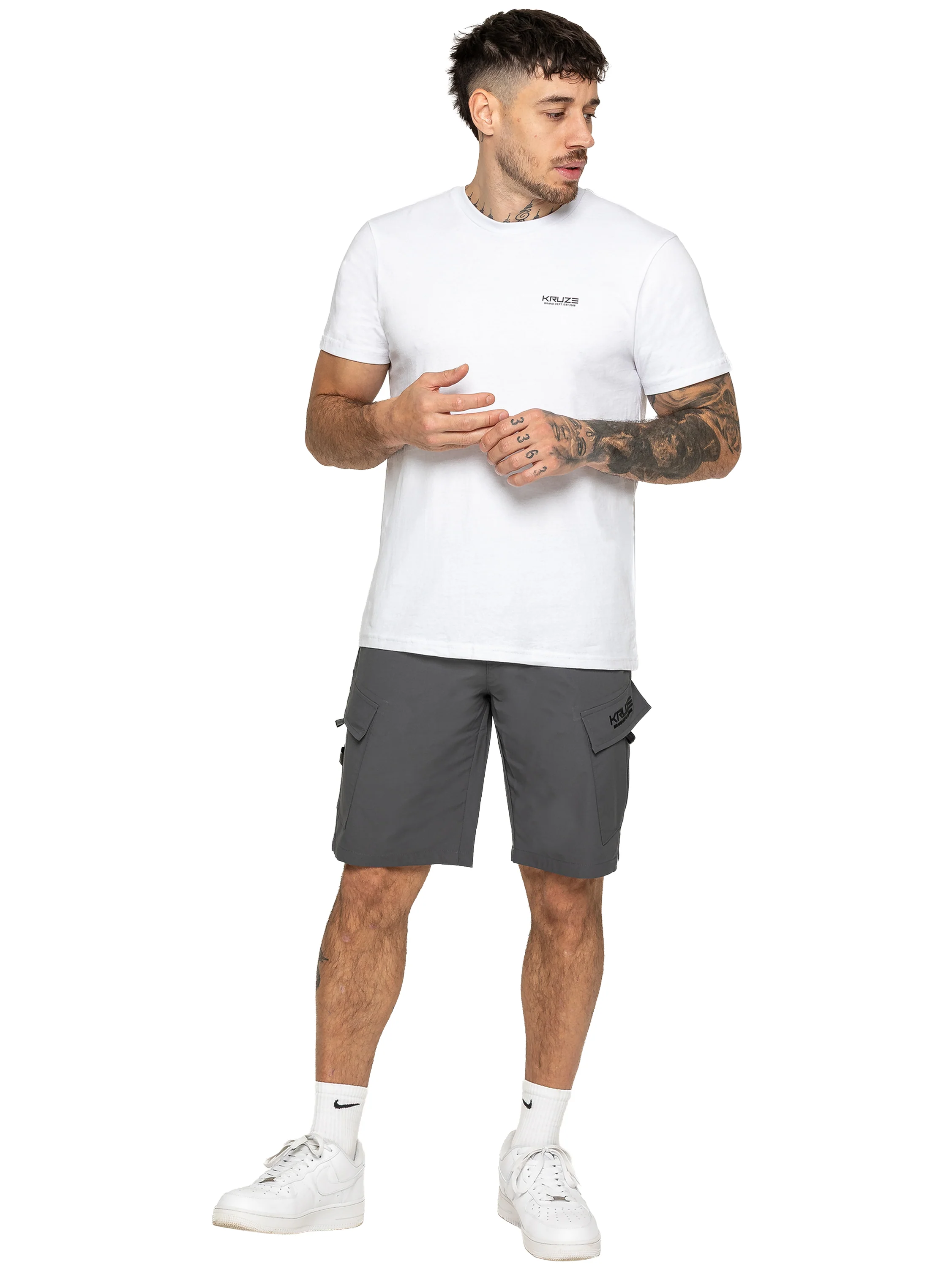 Kruze | Mens Utility Cargo Shorts - Image 20