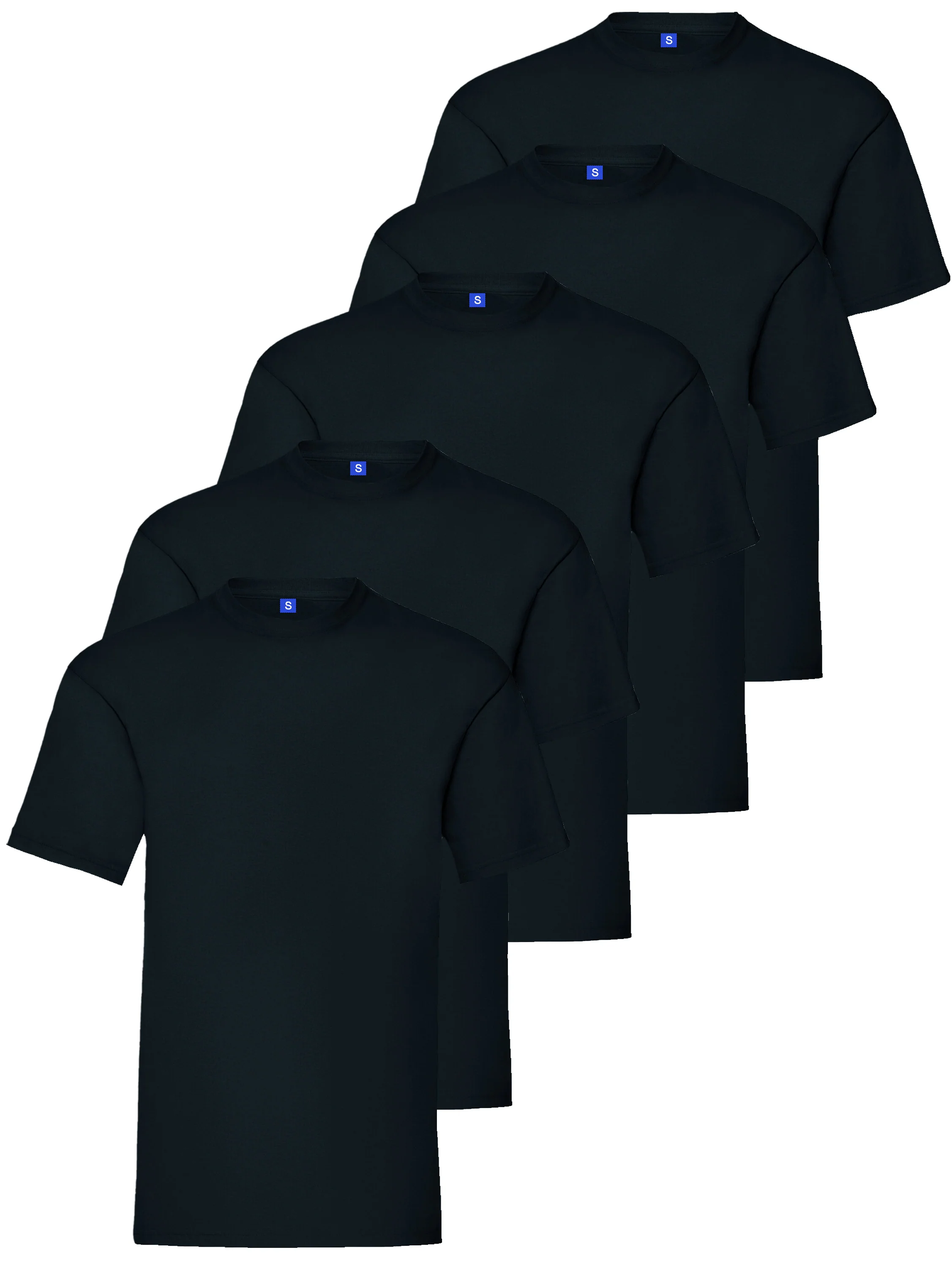 Kruze | Mens Crew Neck T-Shirt (5 Pack) - Image 5