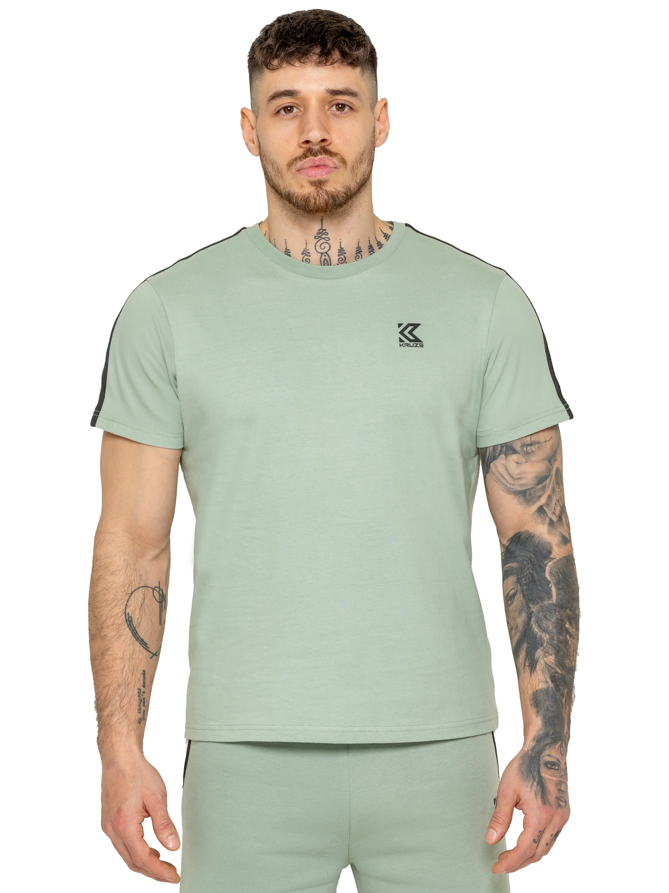 Kruze | Mens Tape T-Shirt With Shorts Set - Image 15