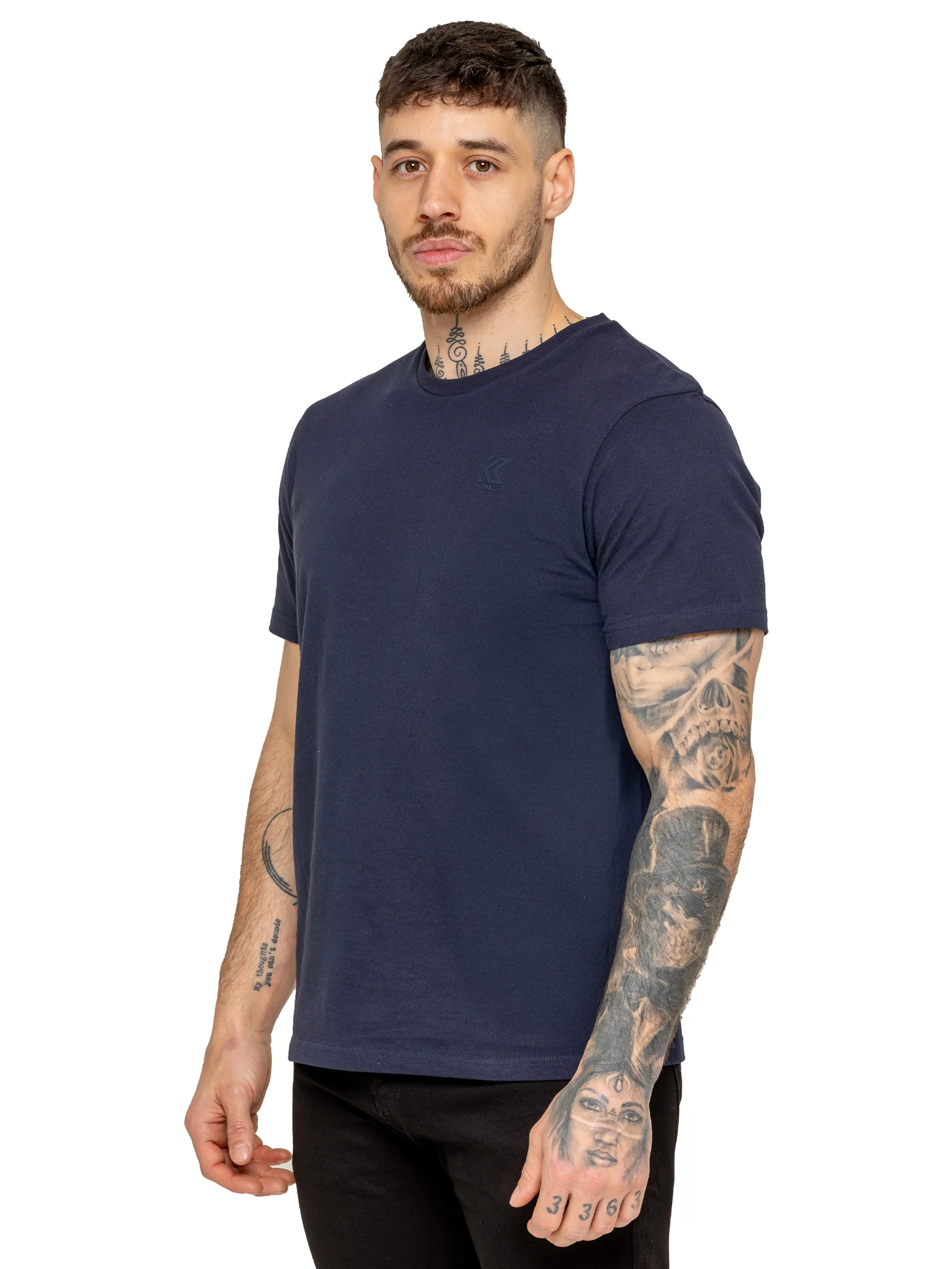 Kruze | Mens Crew Neck T-Shirt 5 Pack - Image 5