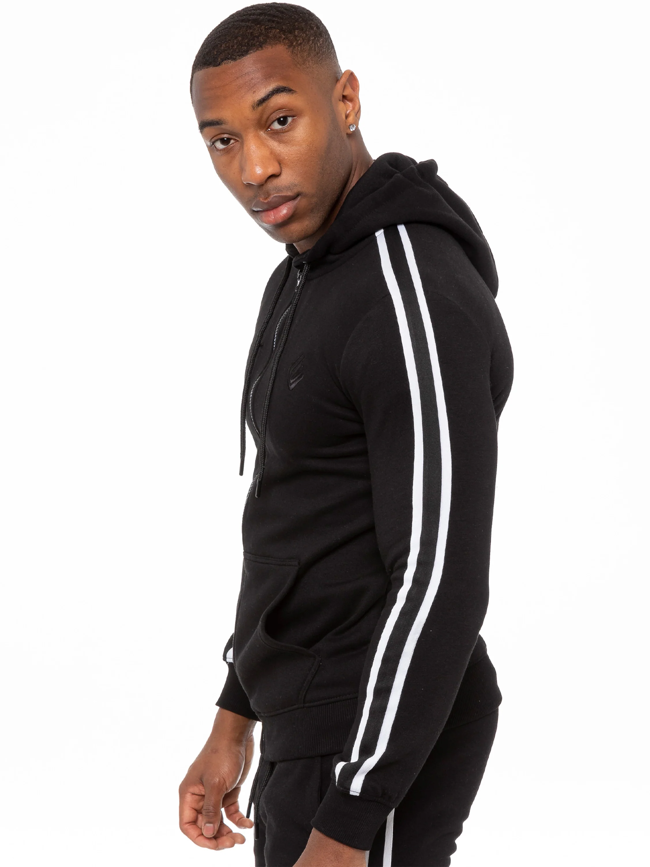 Mens Casual Zip Up Tracksuit Jacket | Enzo Designer Menswear - Image 3