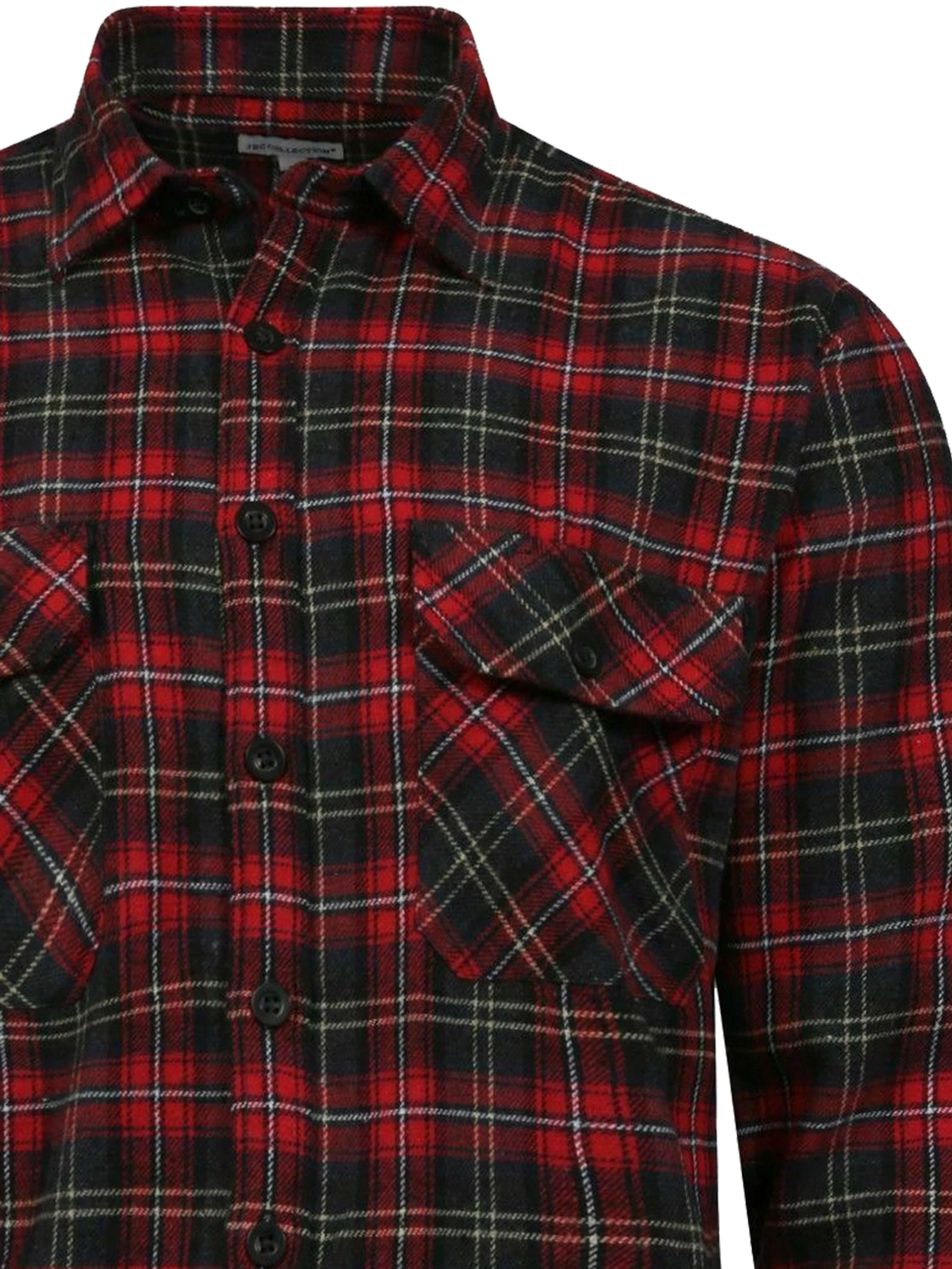 Mens Lumberjack Flannel Check Shirt - Image 17