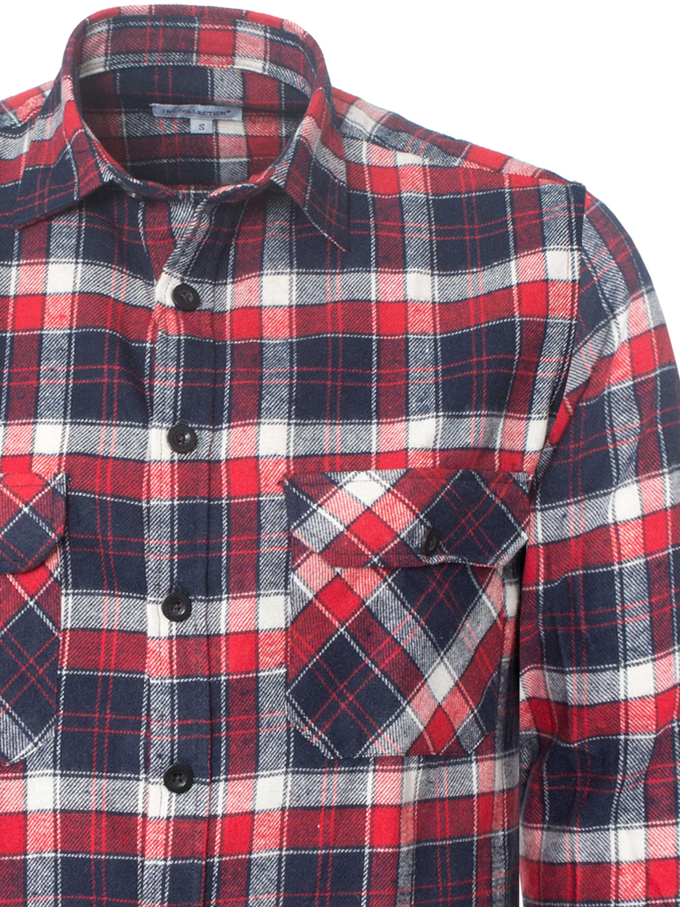 Mens Lumberjack Flannel Check Shirt - Image 8