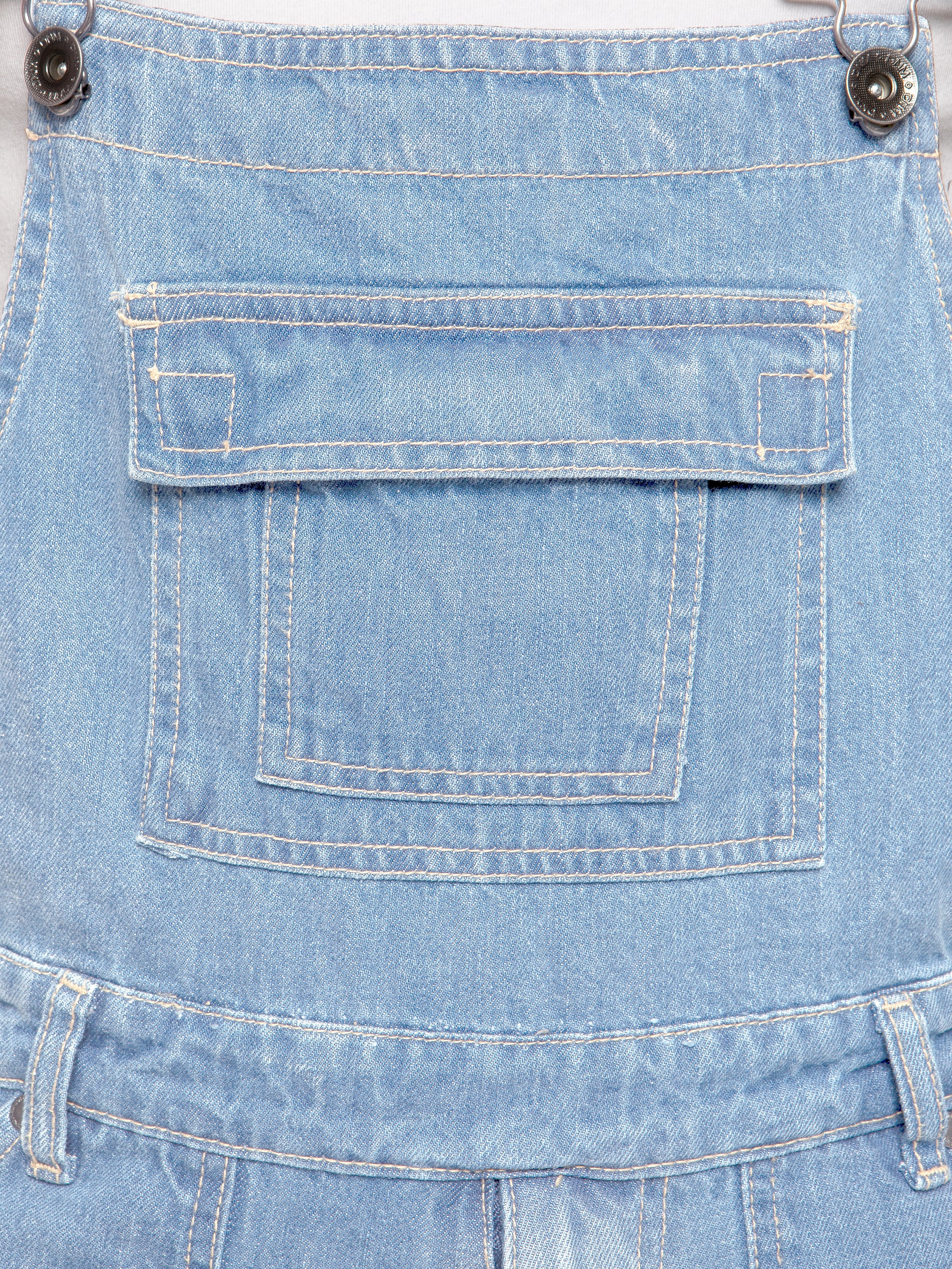 Mens Fashionable Denim Overall Dungarees  | Enzo Designer Menswear - Image 13