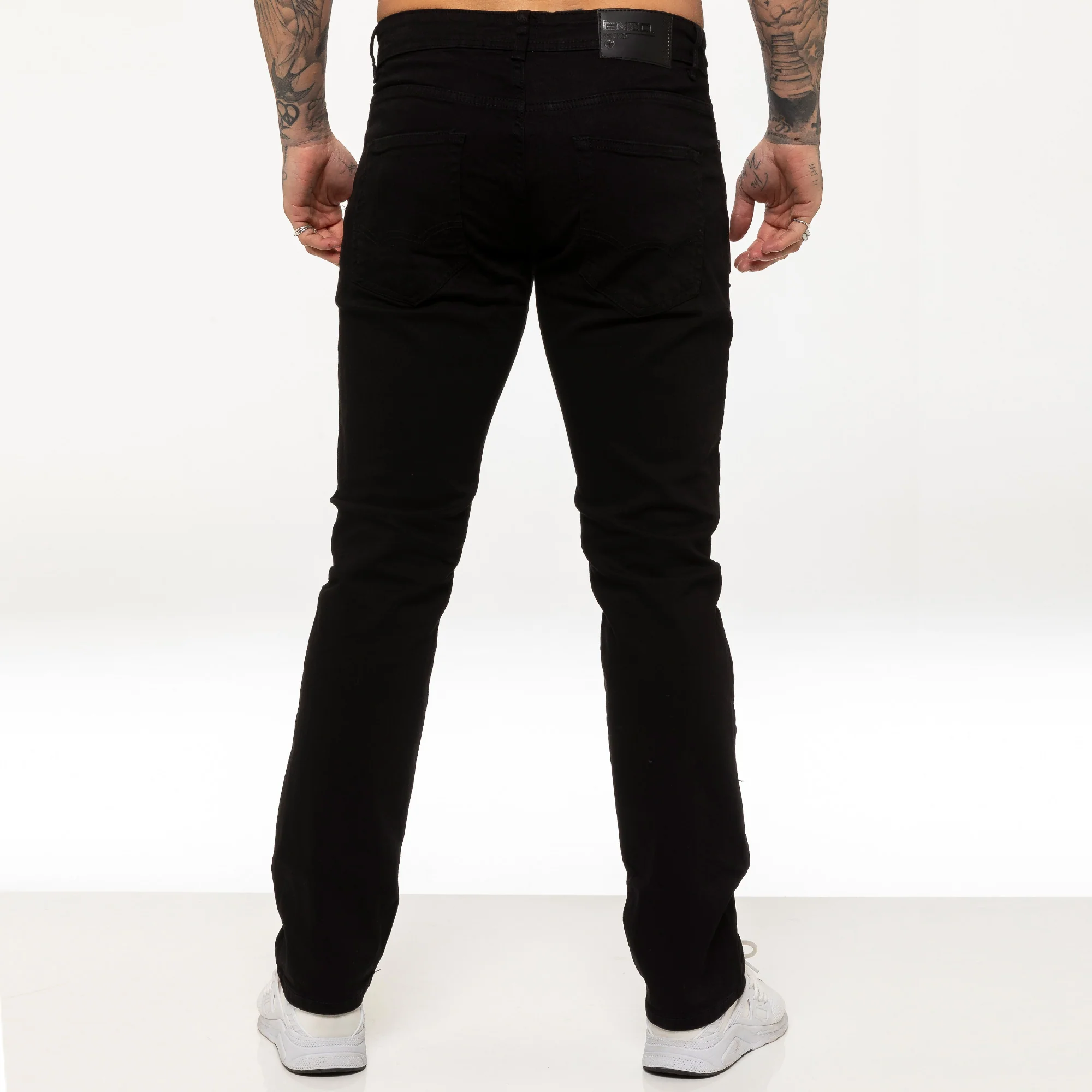 Mens Regular Fit Stretch Denim Jeans | Enzo Designer Menswear - Image 14