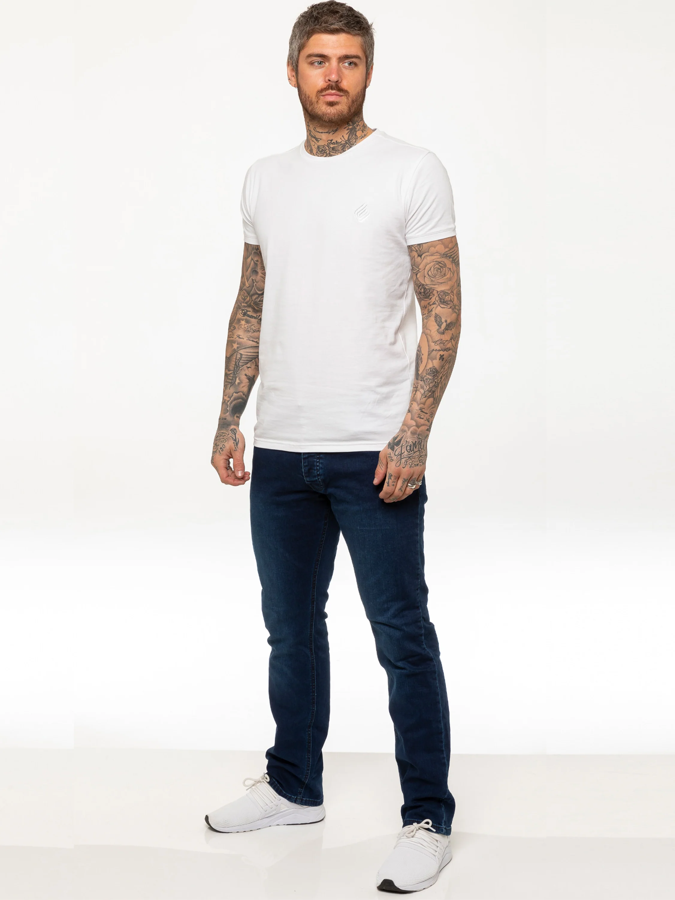 Mens Regular Fit Stretch Denim Jeans | Enzo Designer Menswear - Image 6