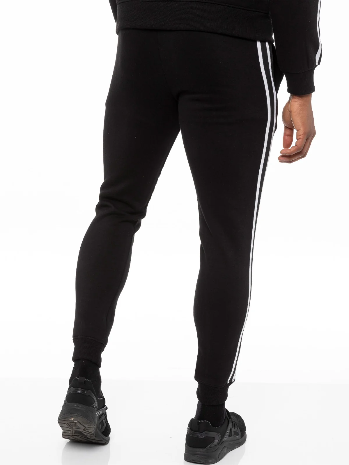 Mens Striped Tracksuit Joggers | Enzo Designer Menswear - Image 4