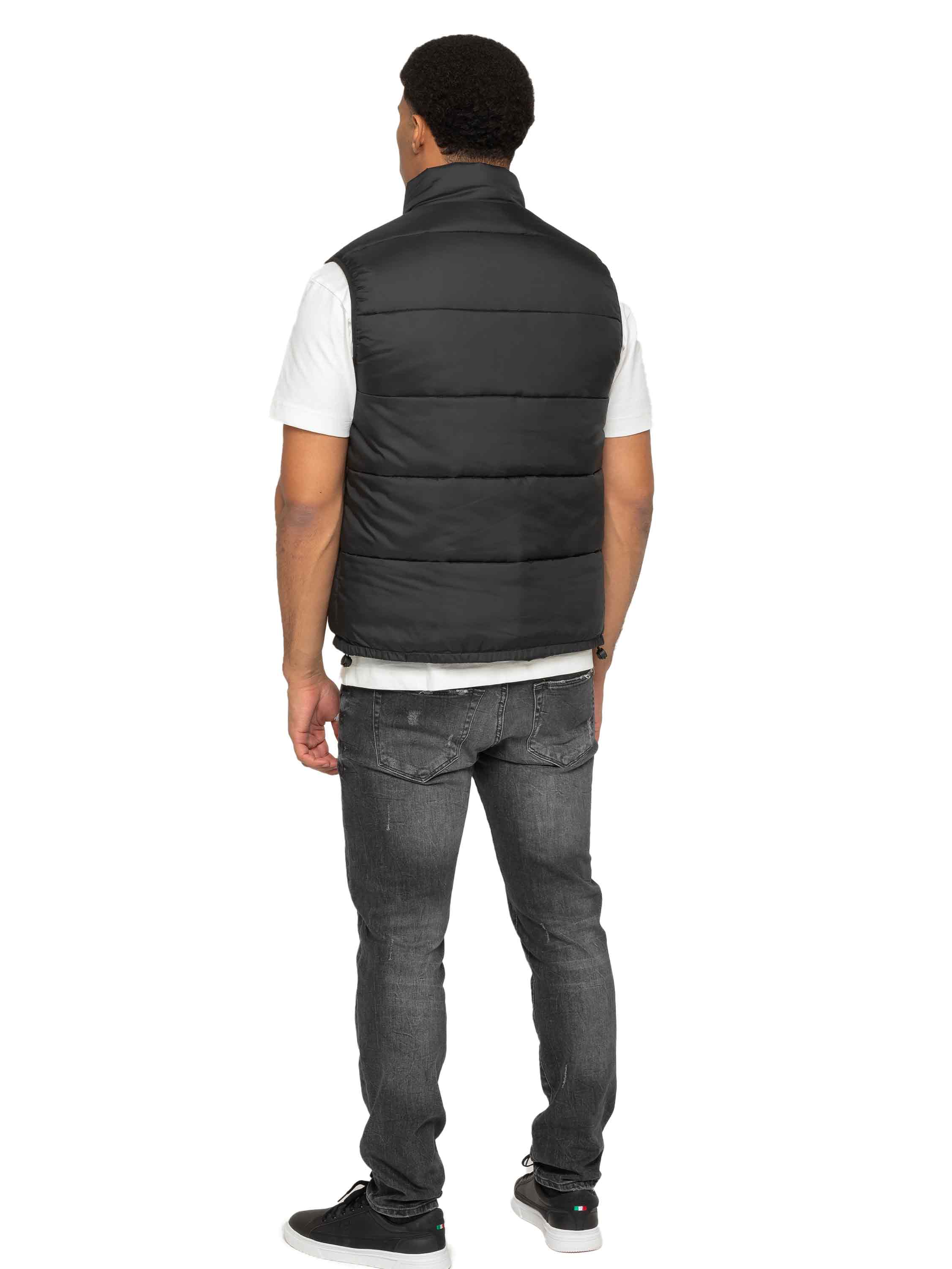 Enzo | Mens Puffer Gilet Jacket - Image 7