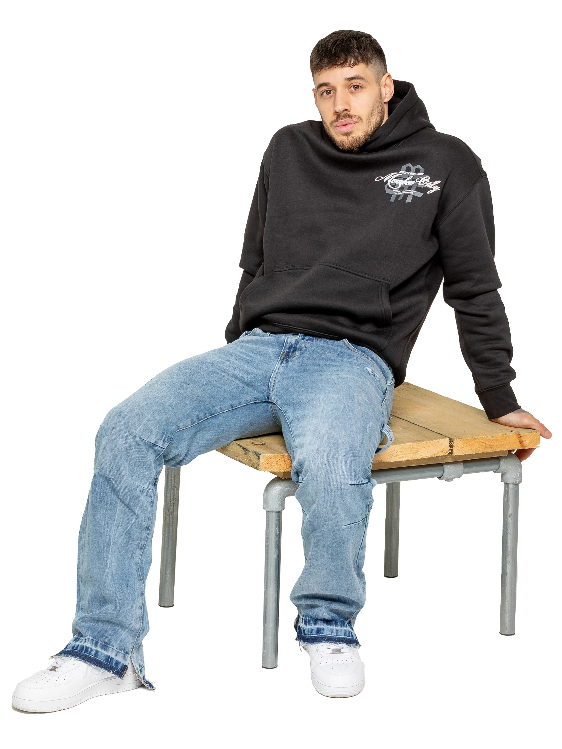 Enzo Milano | Men's Split Hem Jeans - Image 14
