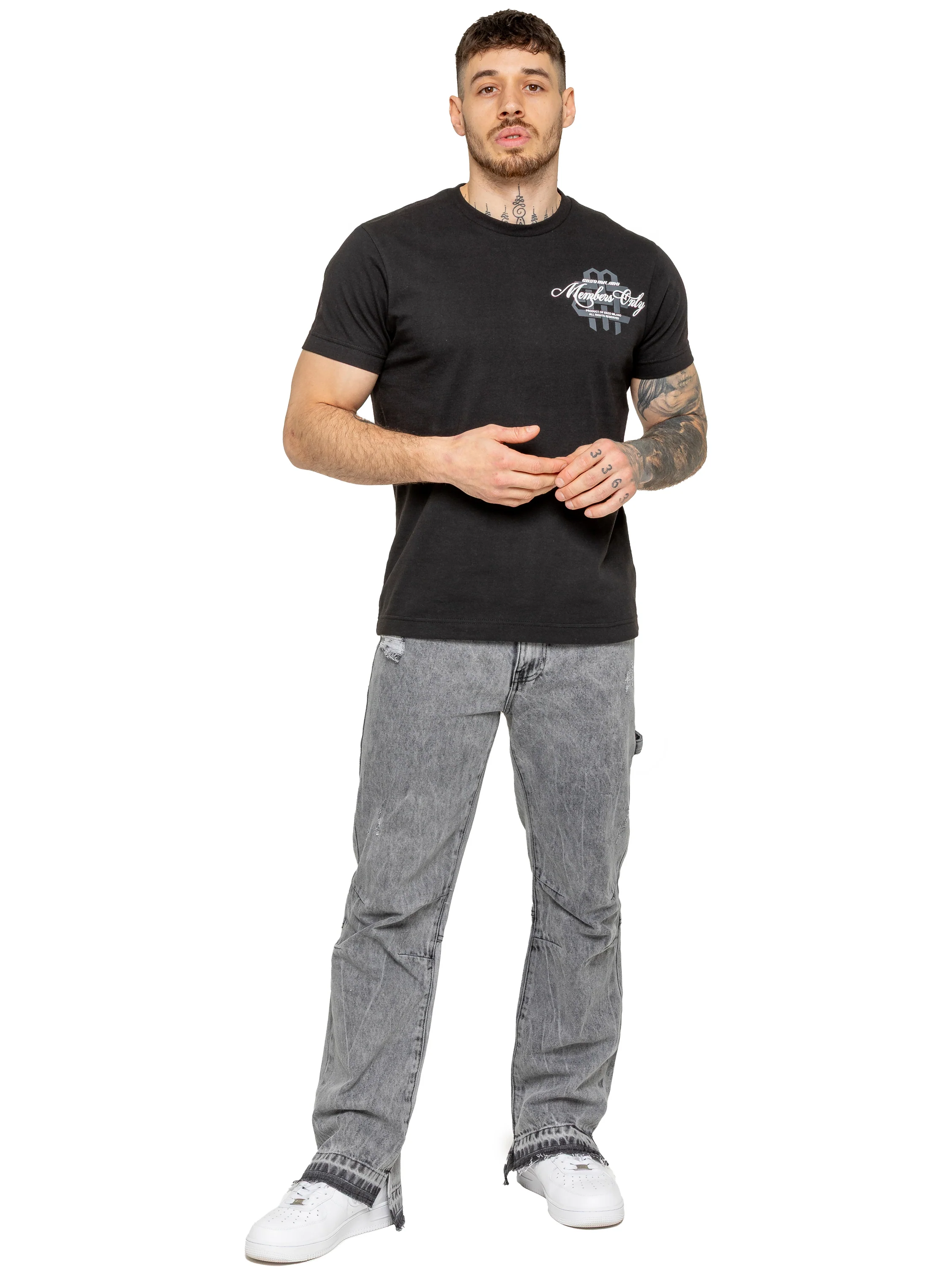 Enzo Milano | Men's Split Hem Jeans - Image 6