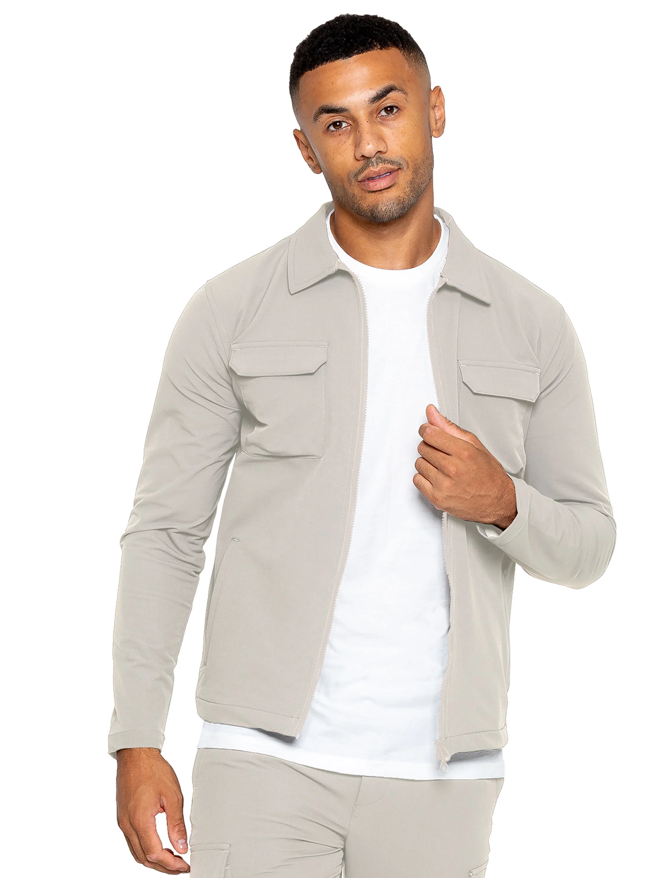 Enzo Milano | Mens Cargo Pockets Jacket - Image 16