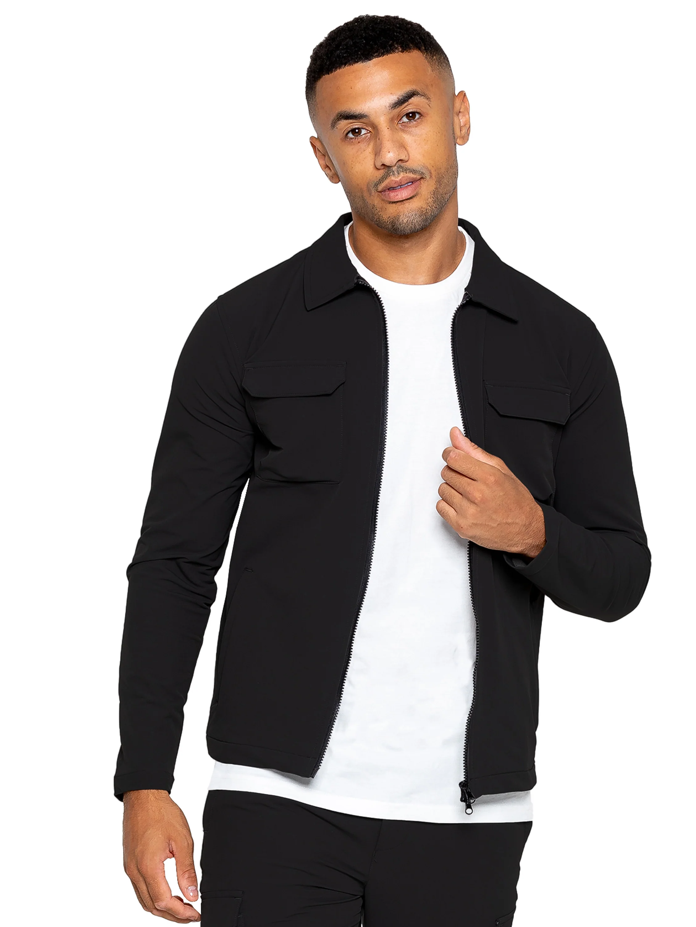 Enzo Milano | Mens Cargo Pockets Jacket - Image 4