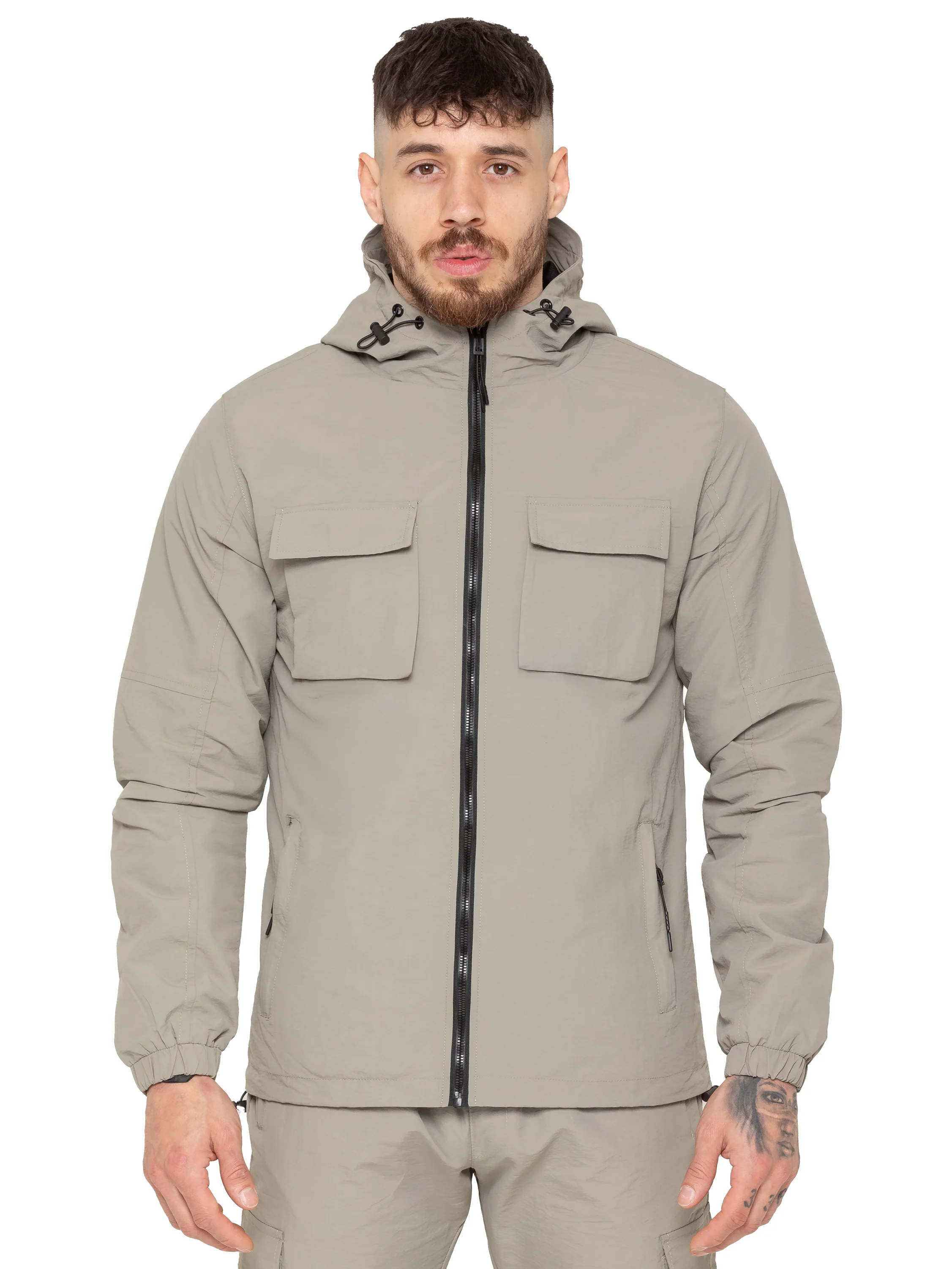 Enzo Milano | Mens Poly Cargo Tracksuit Set - Image 18