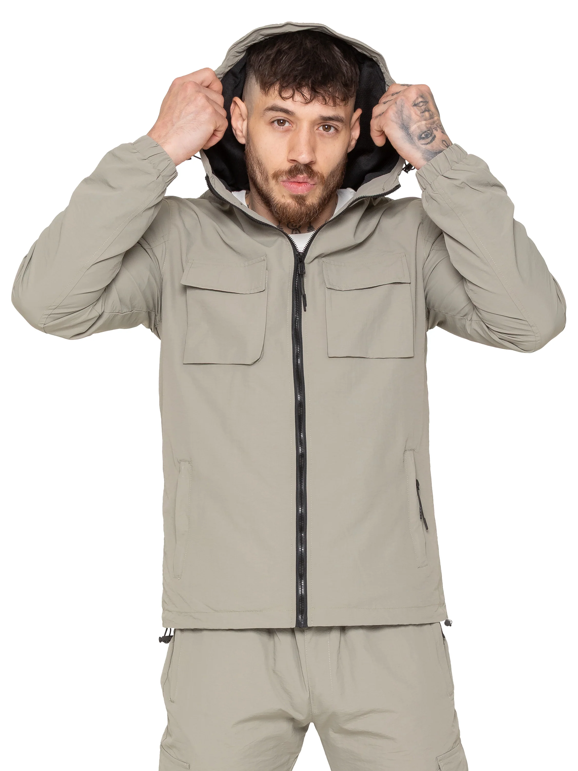 Enzo Milano | Mens Poly Cargo Tracksuit Set - Image 20