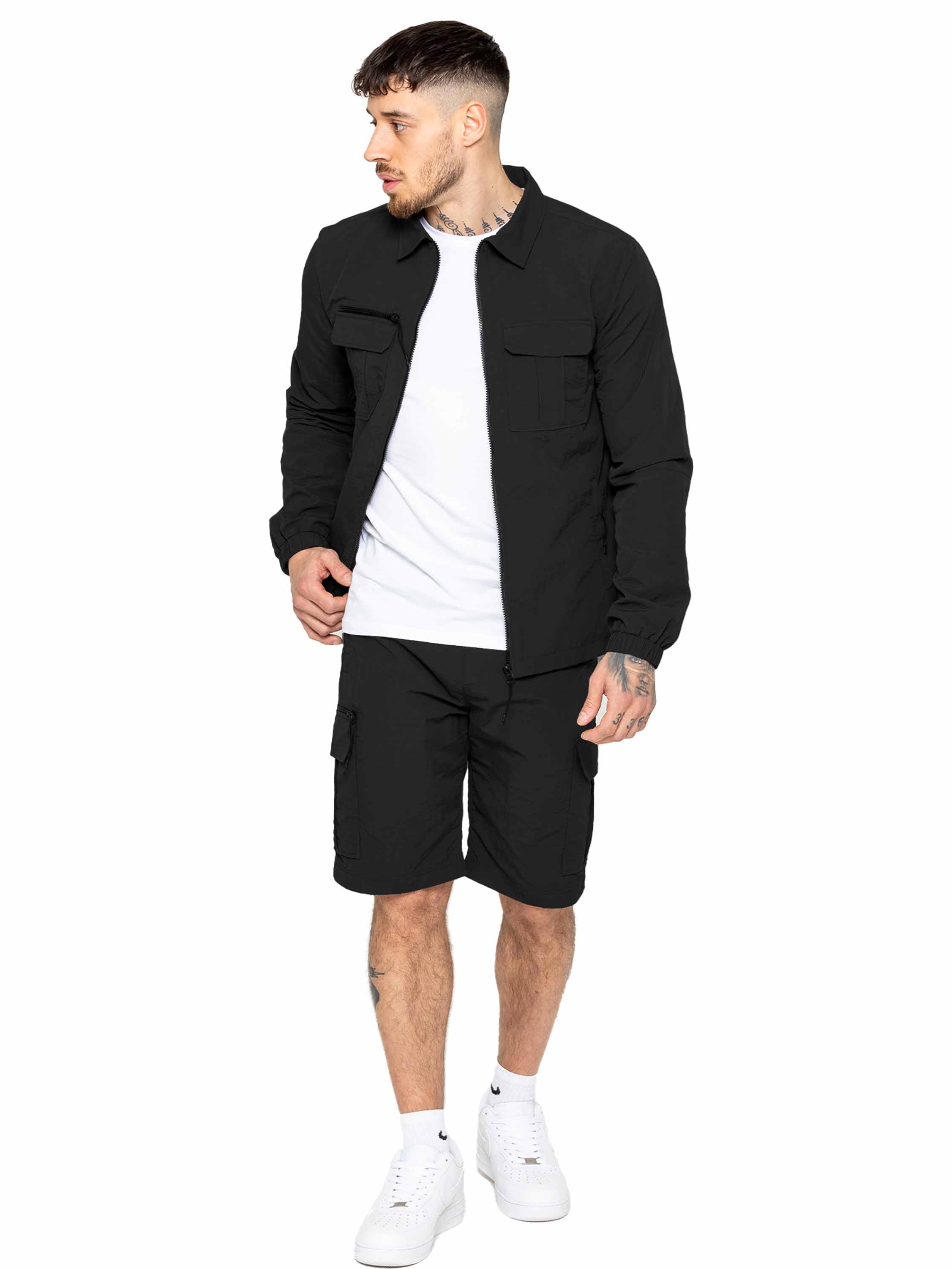 Enzo | Mens Poly Cargo Shorts - Image 12