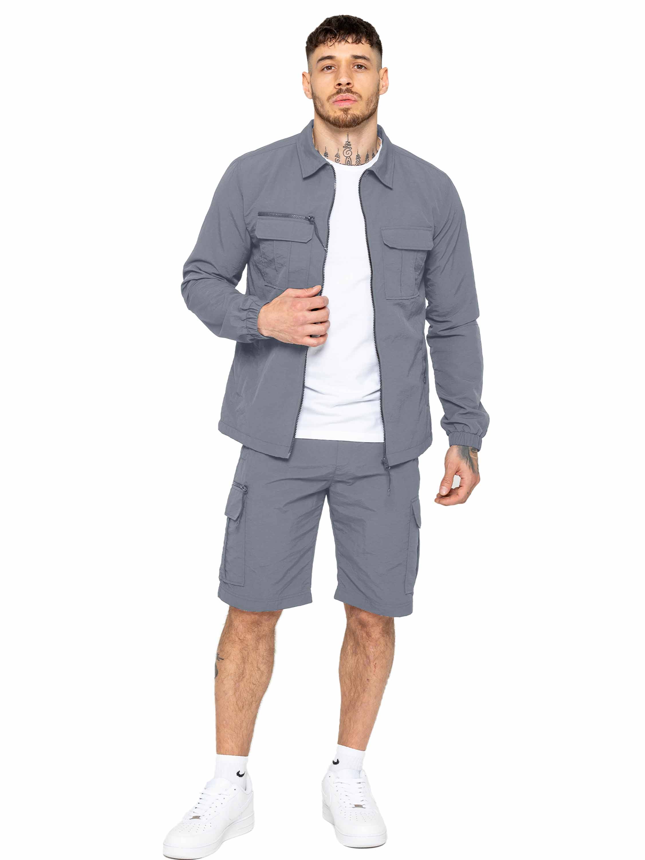 Enzo | Mens Poly Cargo Shorts - Image 4