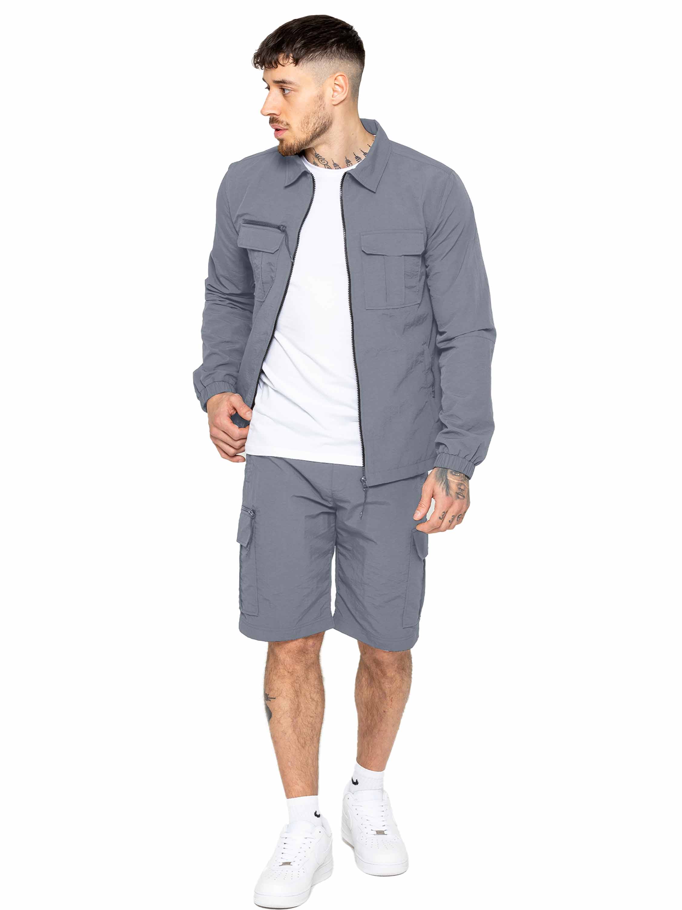 Enzo | Mens Poly Cargo Shorts - Image 5