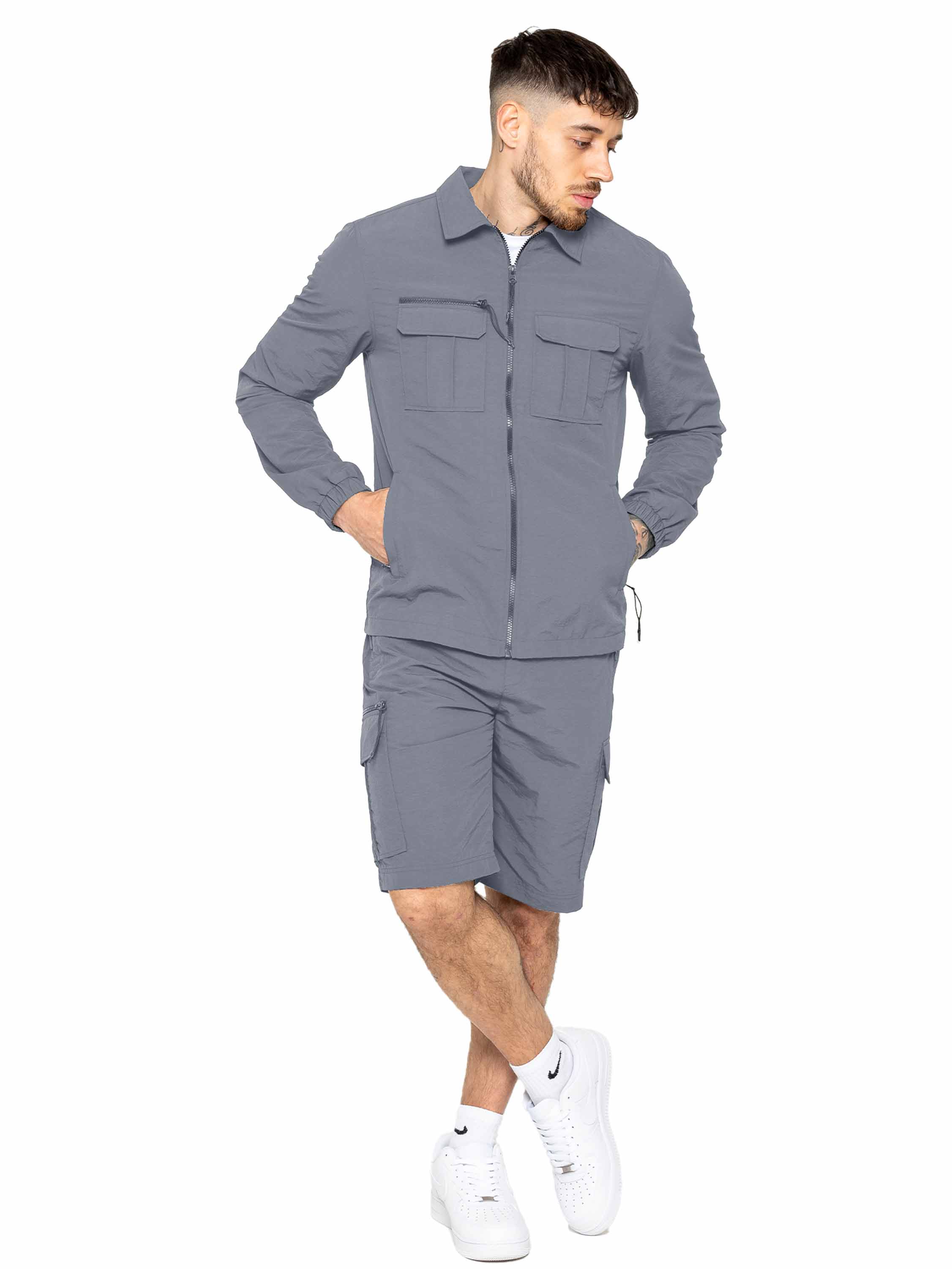 Enzo | Mens Poly Cargo Shorts - Image 6