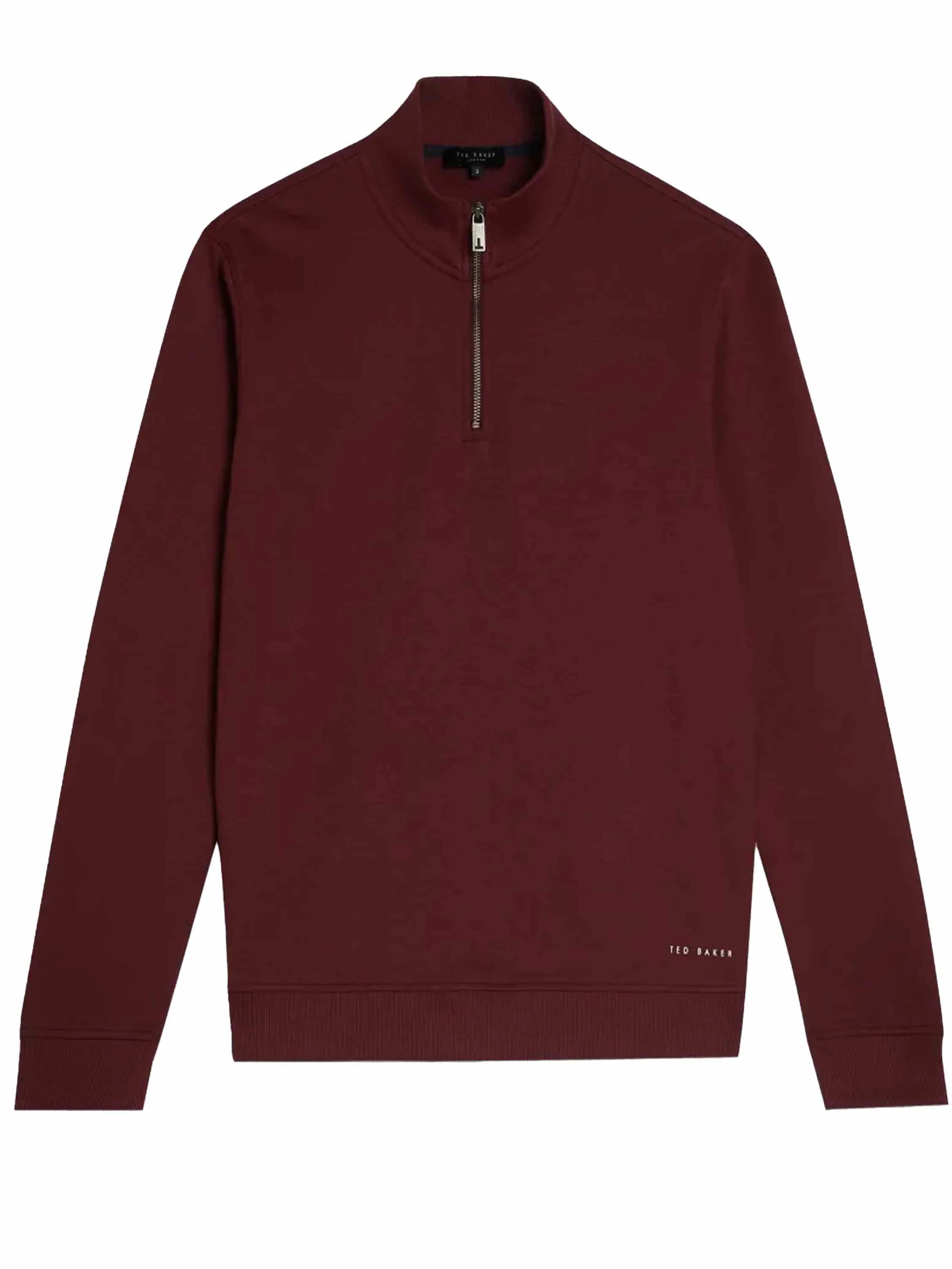 Ted Baker | Mens Half Zip Funnel Neck Sweat - Antram - Image 7