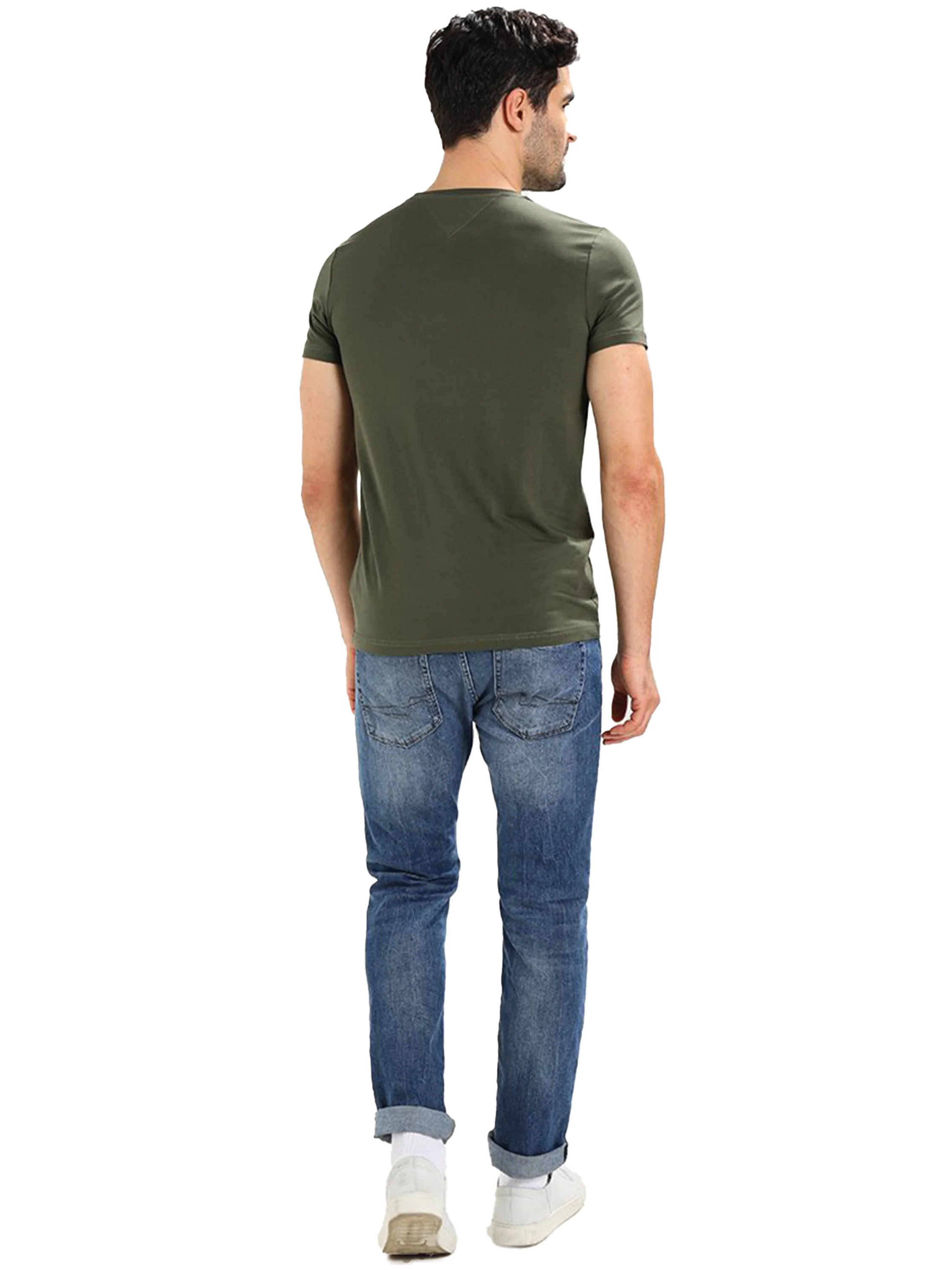 Tommy Hilfiger Mens T Shirt Core Slim Fit Crew Neck T-Shirt - Image 34